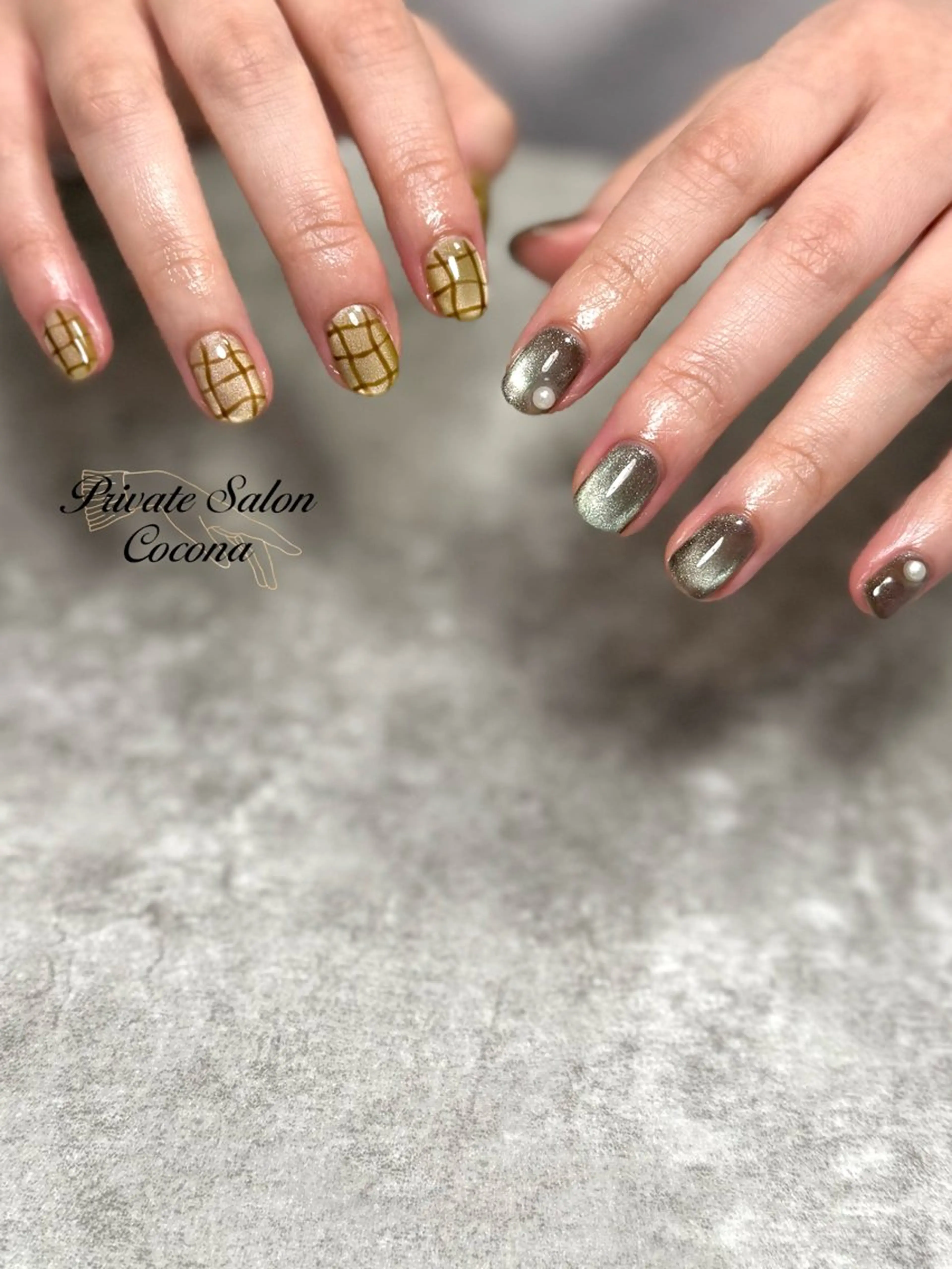 ネイル 持ち込み ハンドネイル プライベートサロン nailcoconaのネイルデザイン