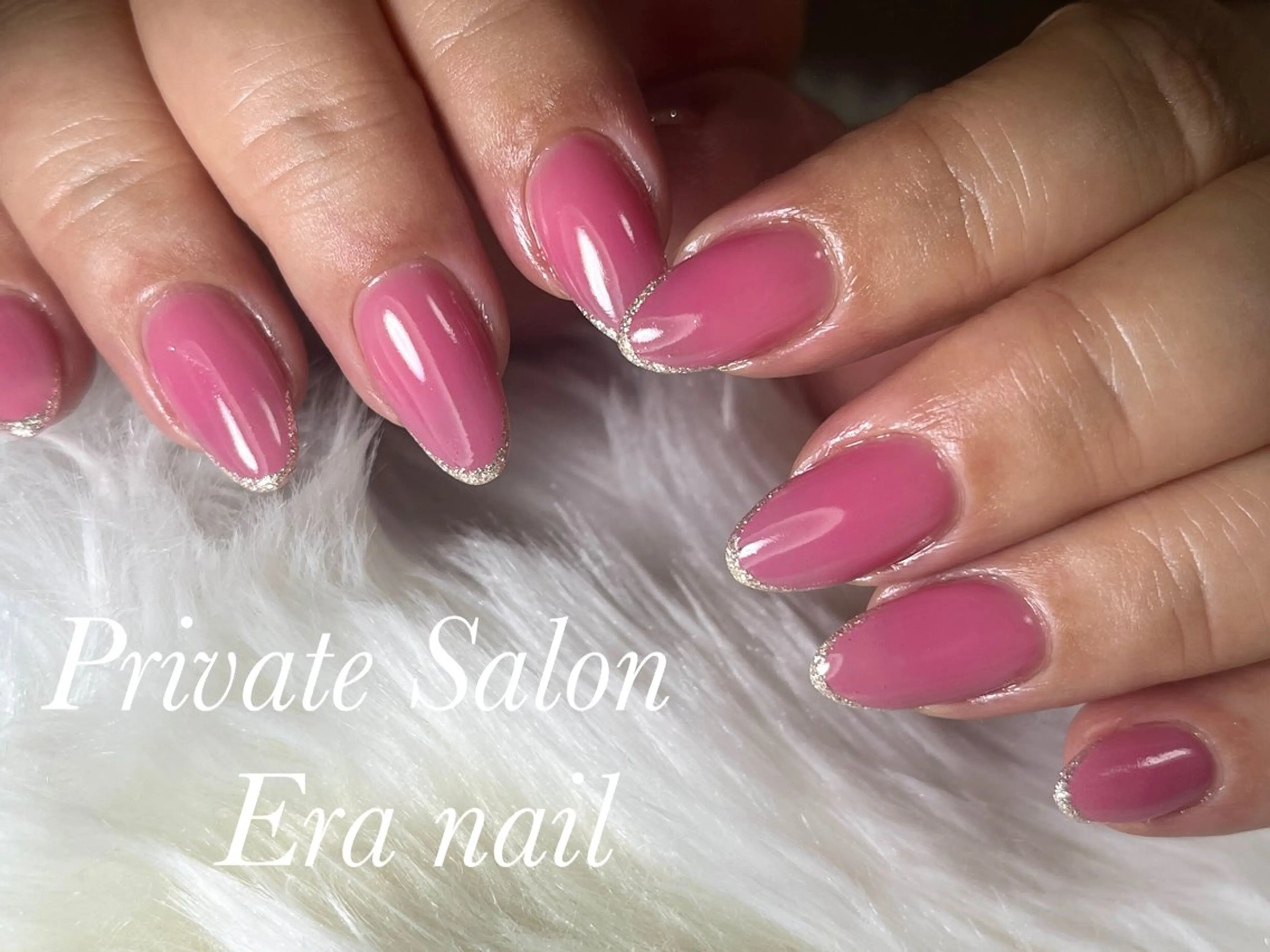 ネイル フレンチネイル ラメ(グリッター) ワンカラーネイル ハンドネイル Era nailのネイルデザイン