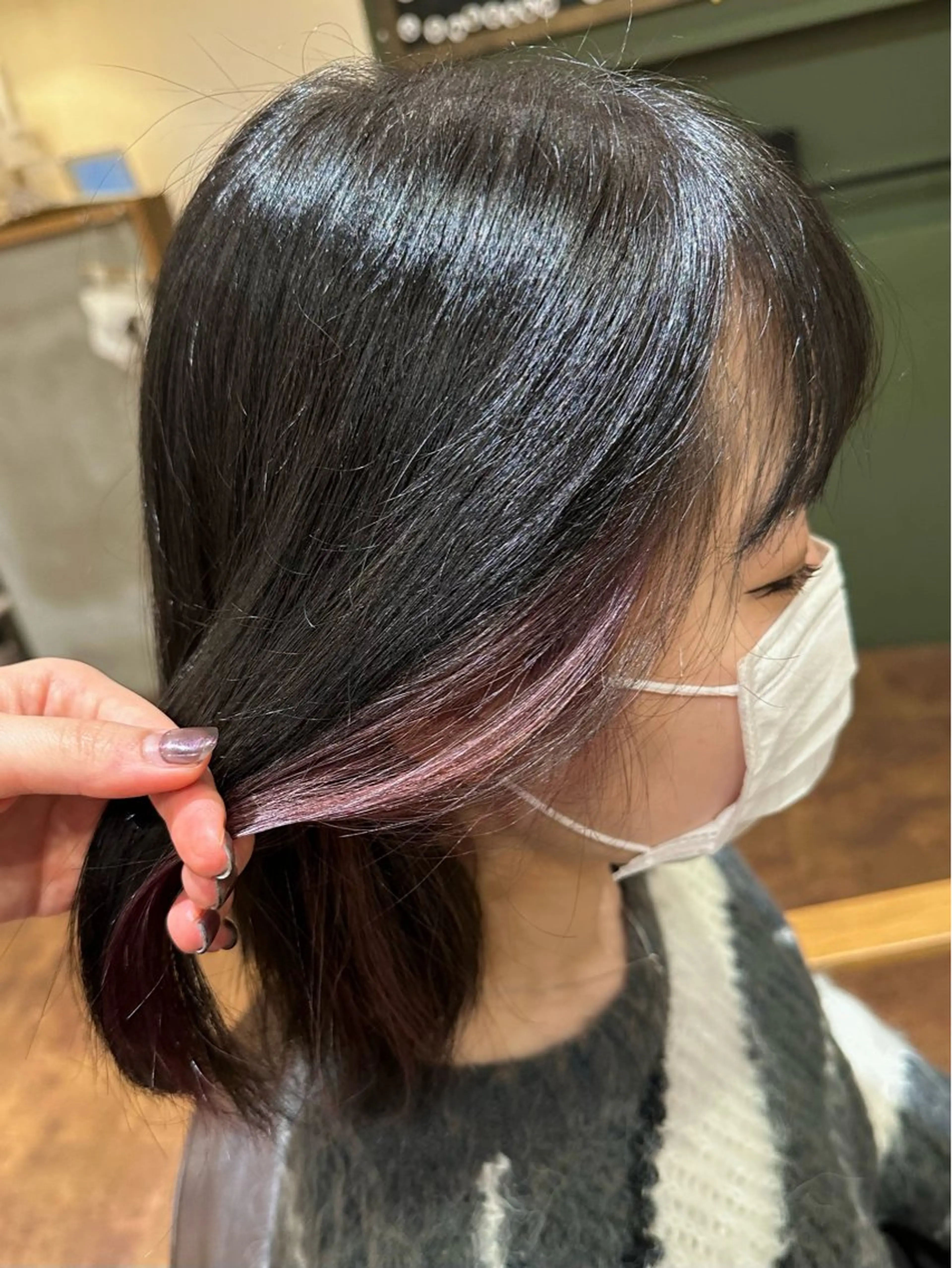 ミディアム カラー カット ヘアカラー ROPE🫧 フウカのヘアスタイル