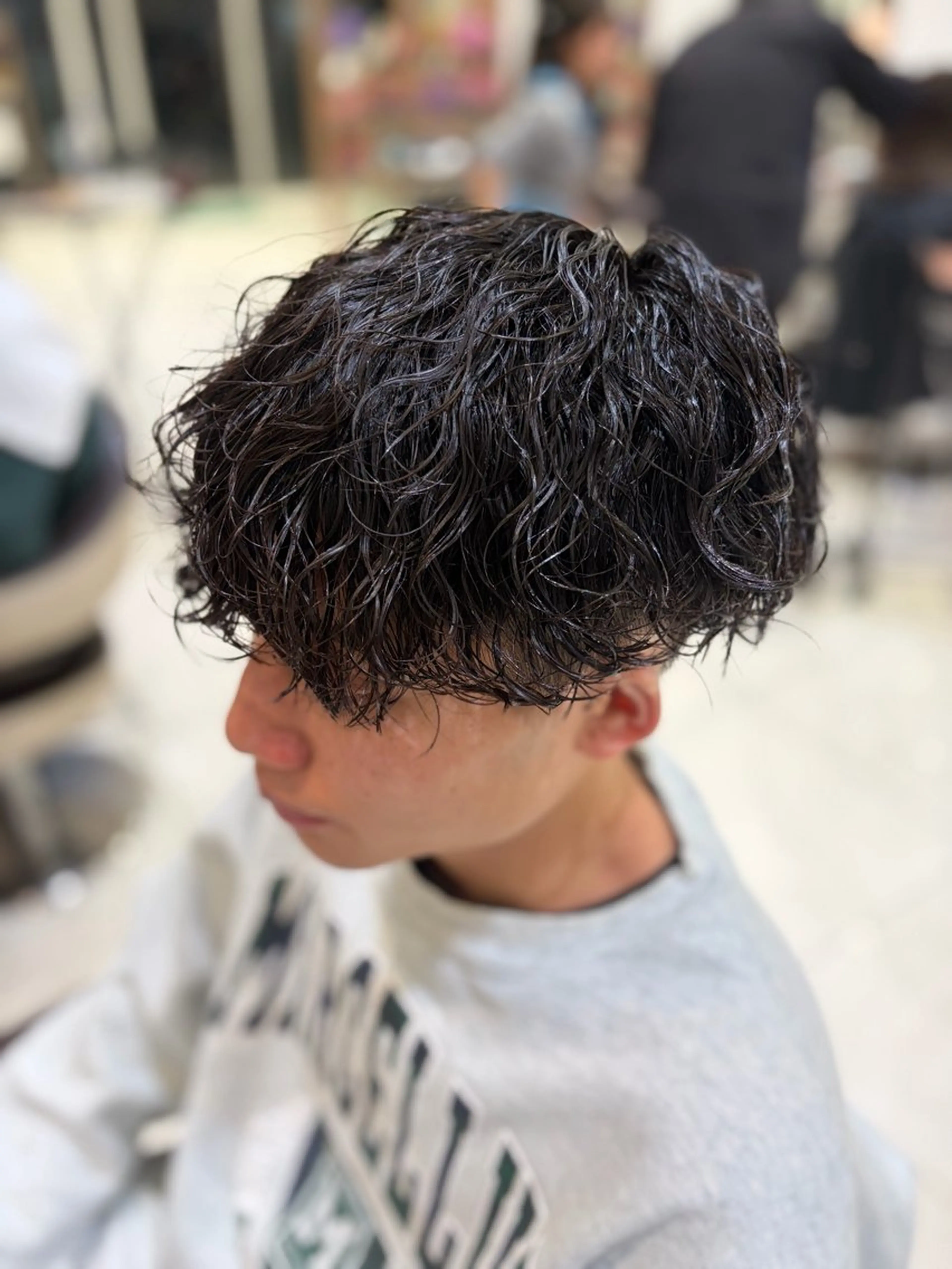 メンズカット+トレンドパーマの写真