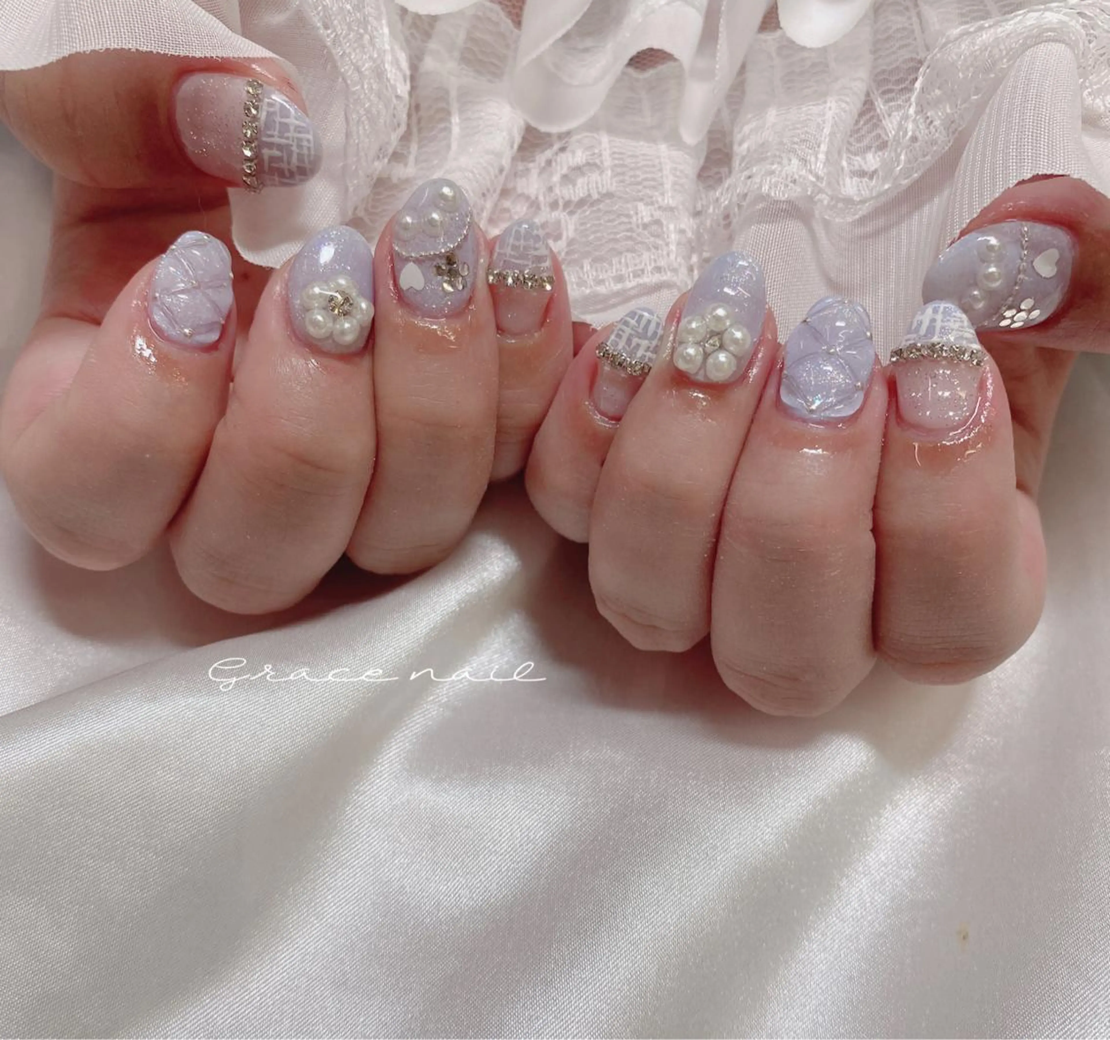 ネイル ハンドネイル ☆*｡Grace Nail｡*☆のネイルデザイン