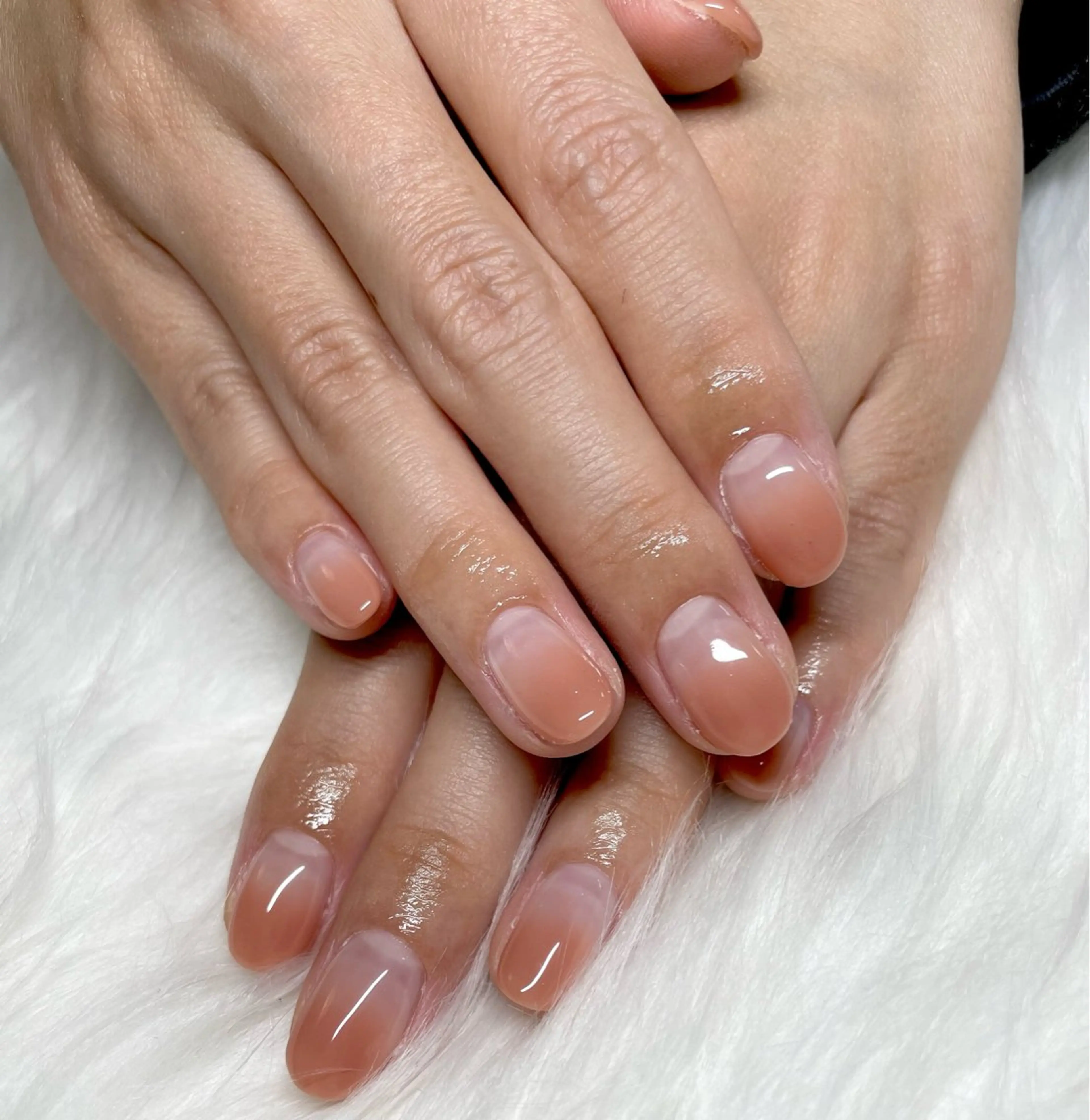 ネイル フットネイル フレンチネイル ジェルネイル グラデーション 韓国ネイル private salon fee所属・nail salon feeゆりかのネイルデザイン