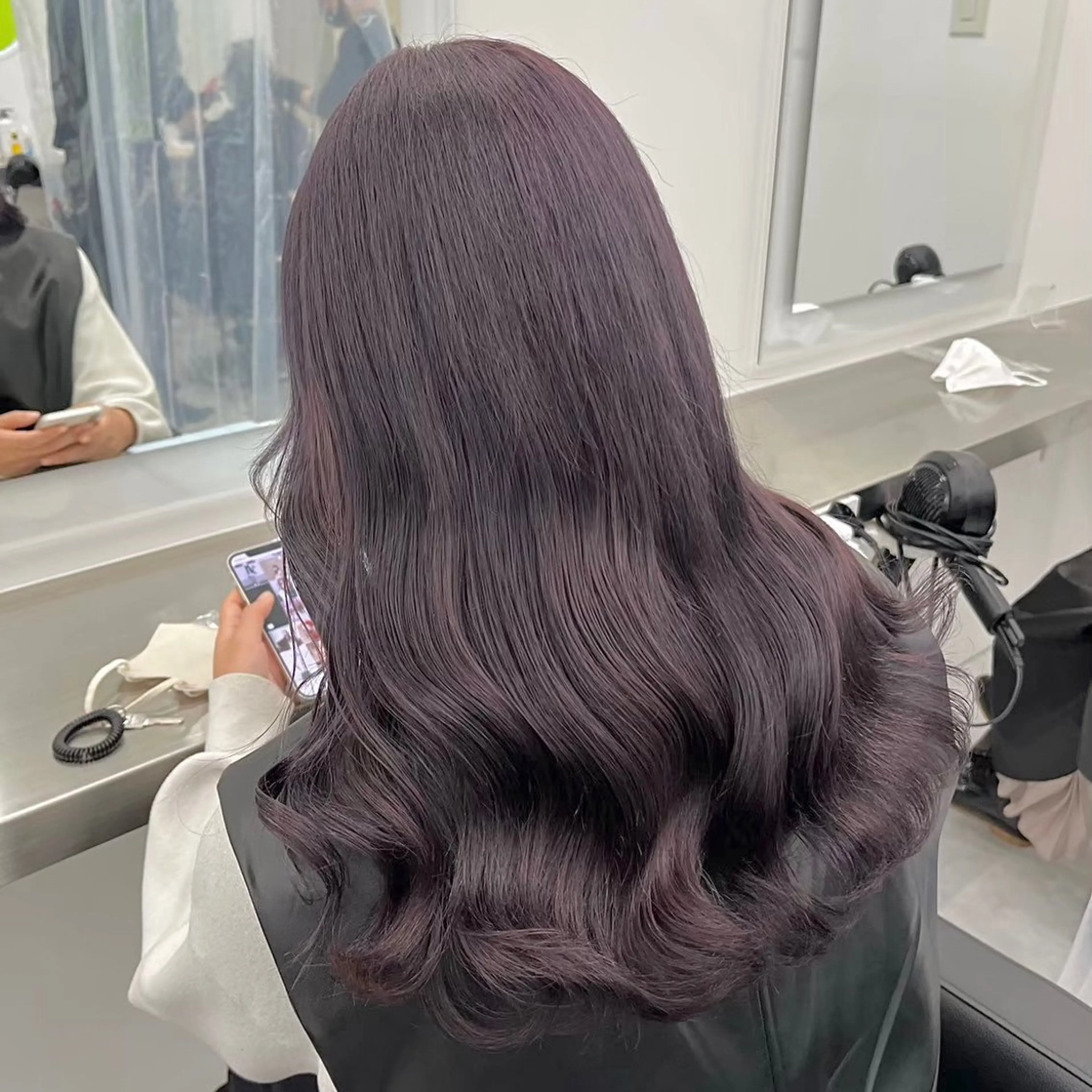 ロング カラー ヘアアレンジ カット トリートメント ヘアセット ‎🤍韓国ボブ/ 縮毛矯正🪽‪ひかりのヘアスタイル