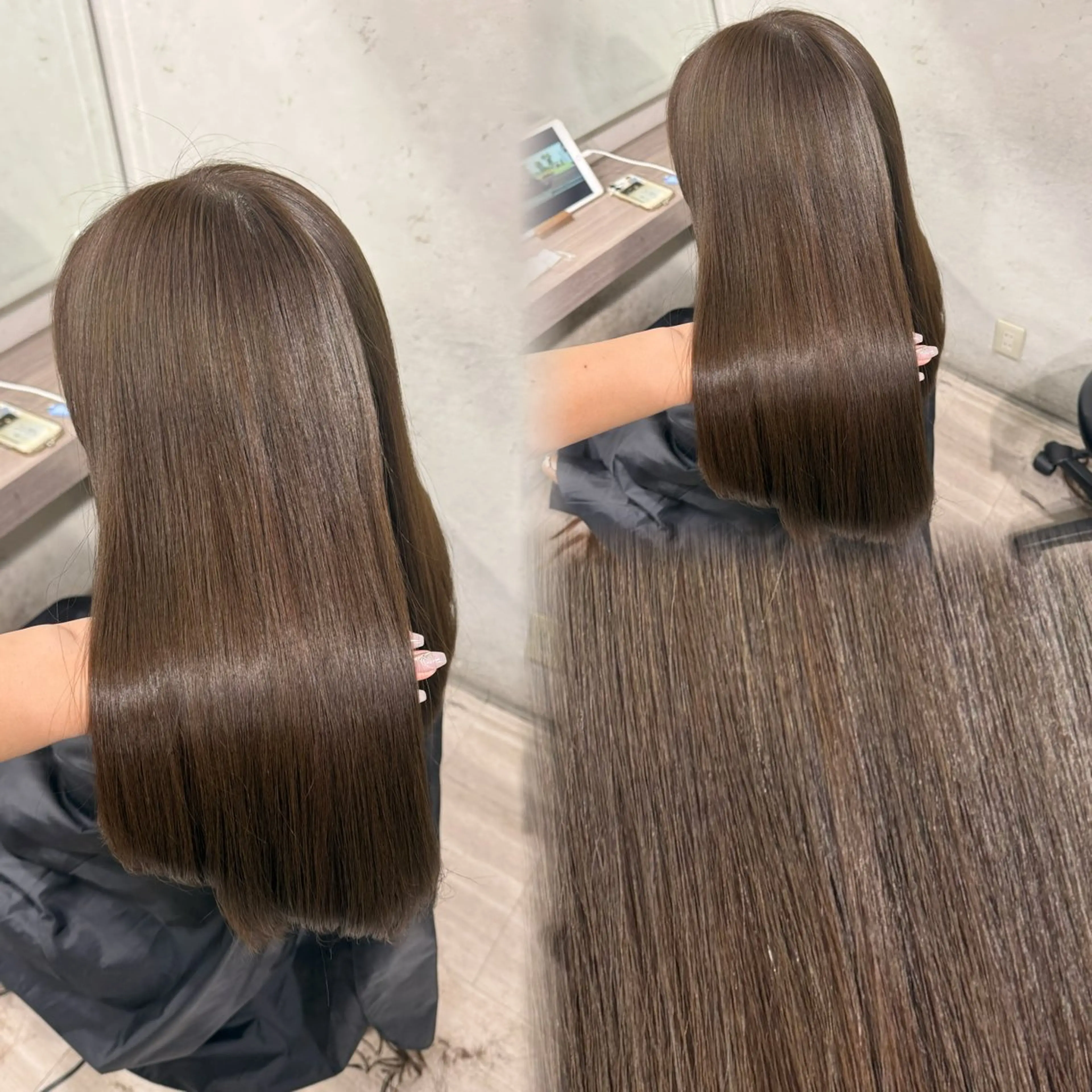 ミディアム ヘアカラー 髪質改善カラー/ 表参道/こはるのヘアスタイル