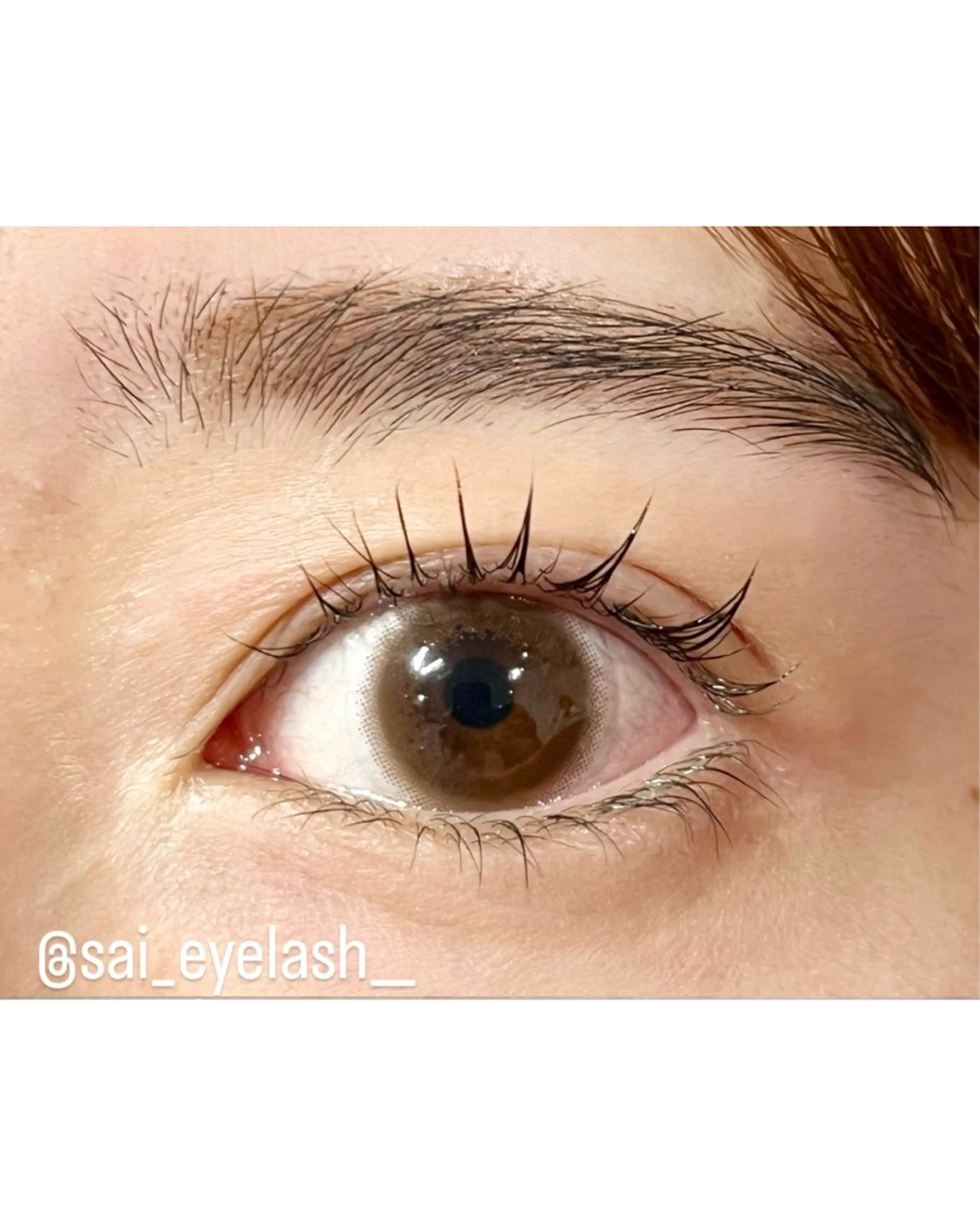 マツエク・マツパ 一重×まつ毛パーマ 成増北口PRADE saiのマツエク・マツパデザイン