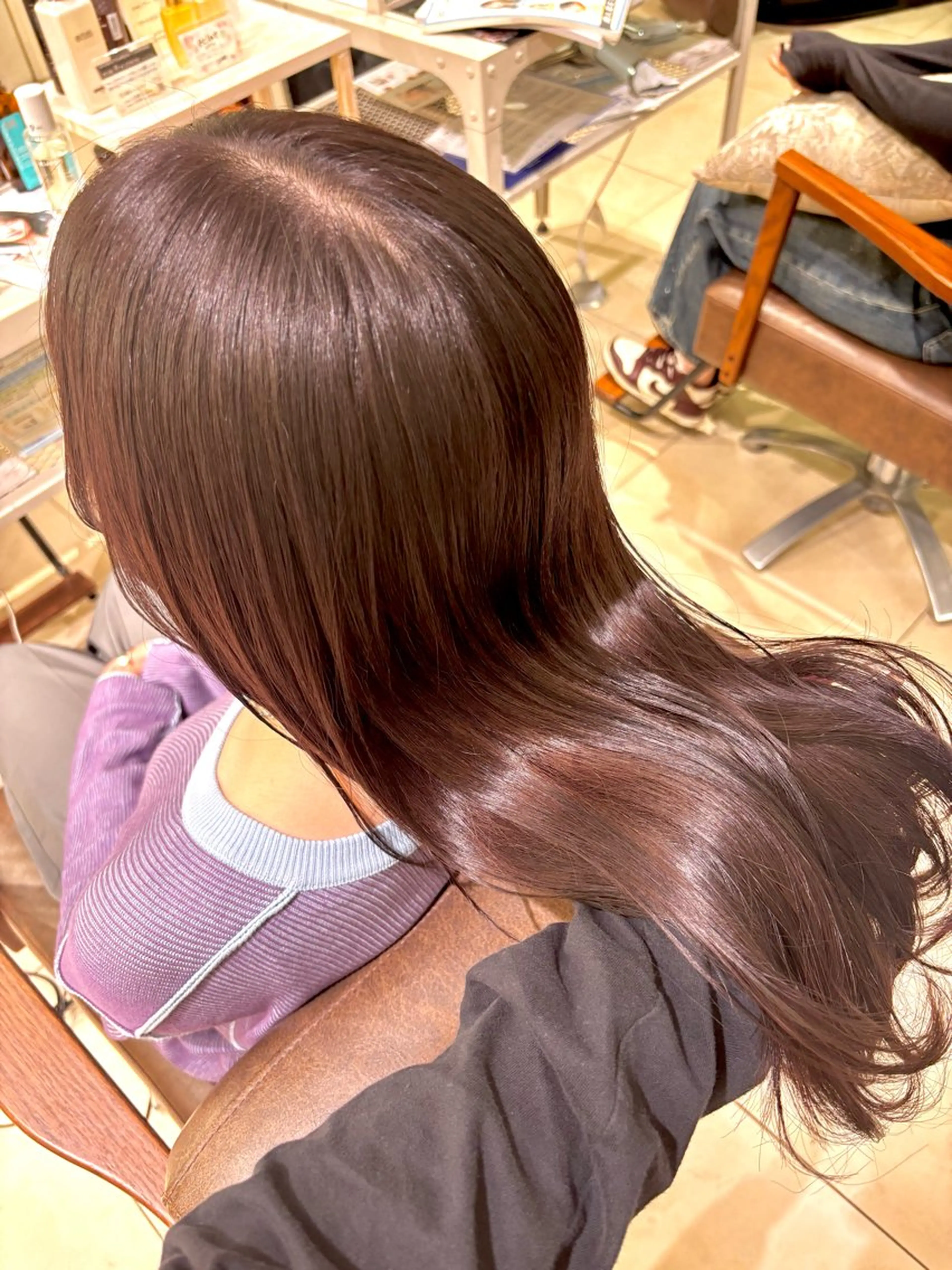 ロング ヘアカラー 髪質改善/まつパ👀 himari🌻のヘアスタイル