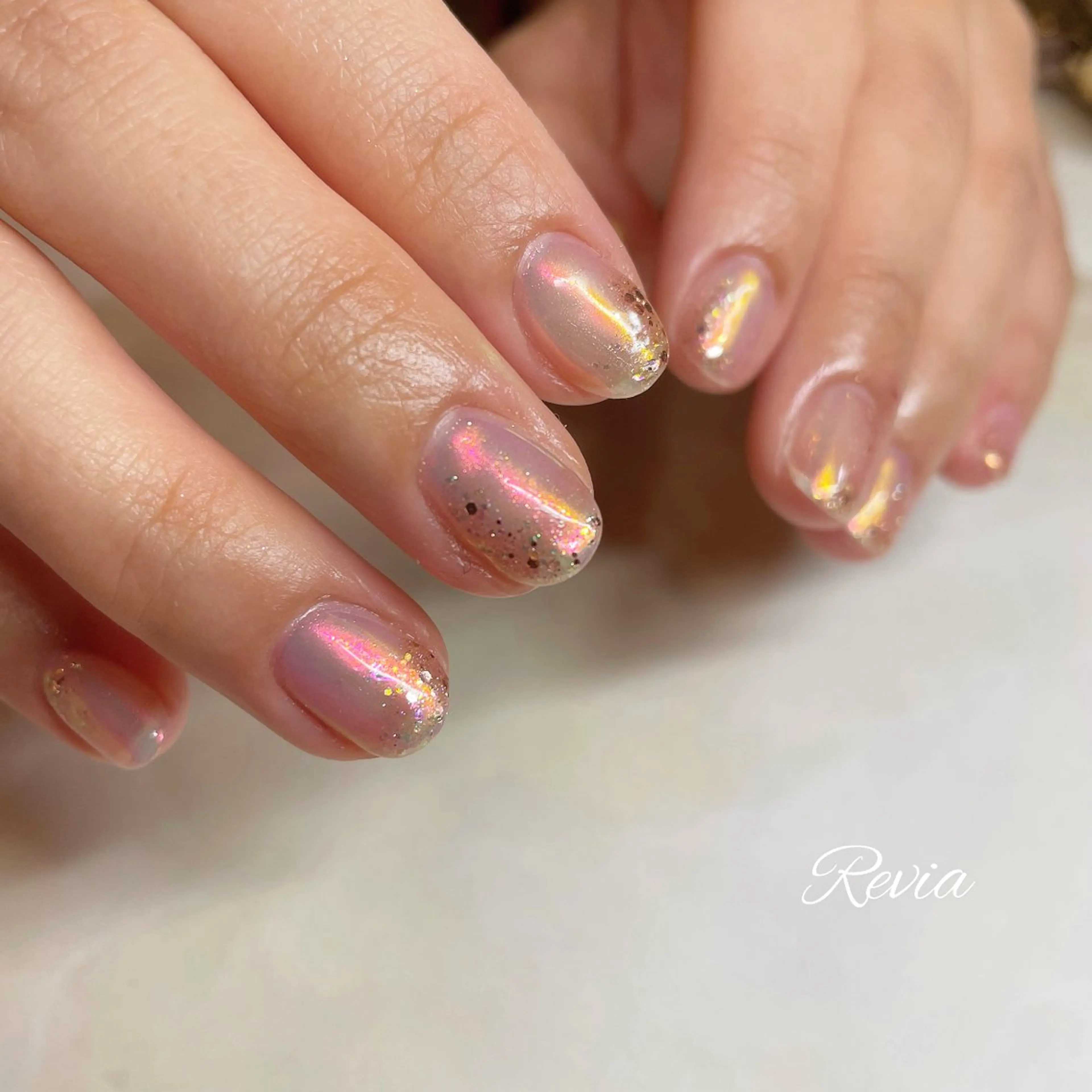 ネイル ハンドネイル revia所属・ERI Nailistのネイルデザイン