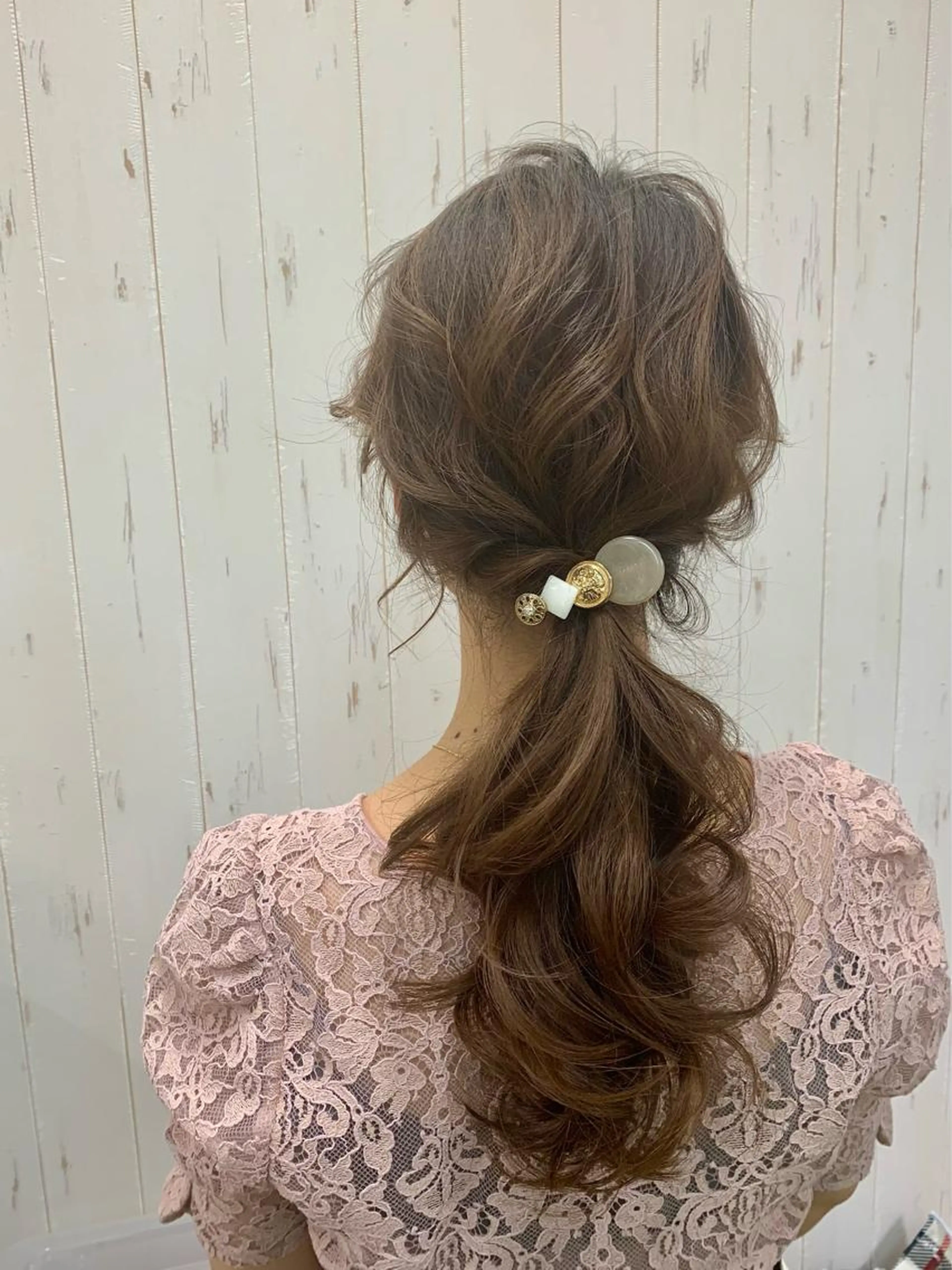 ヘアセット（土日祝10​〜​19時）特殊なスタイルを除く🌼の写真