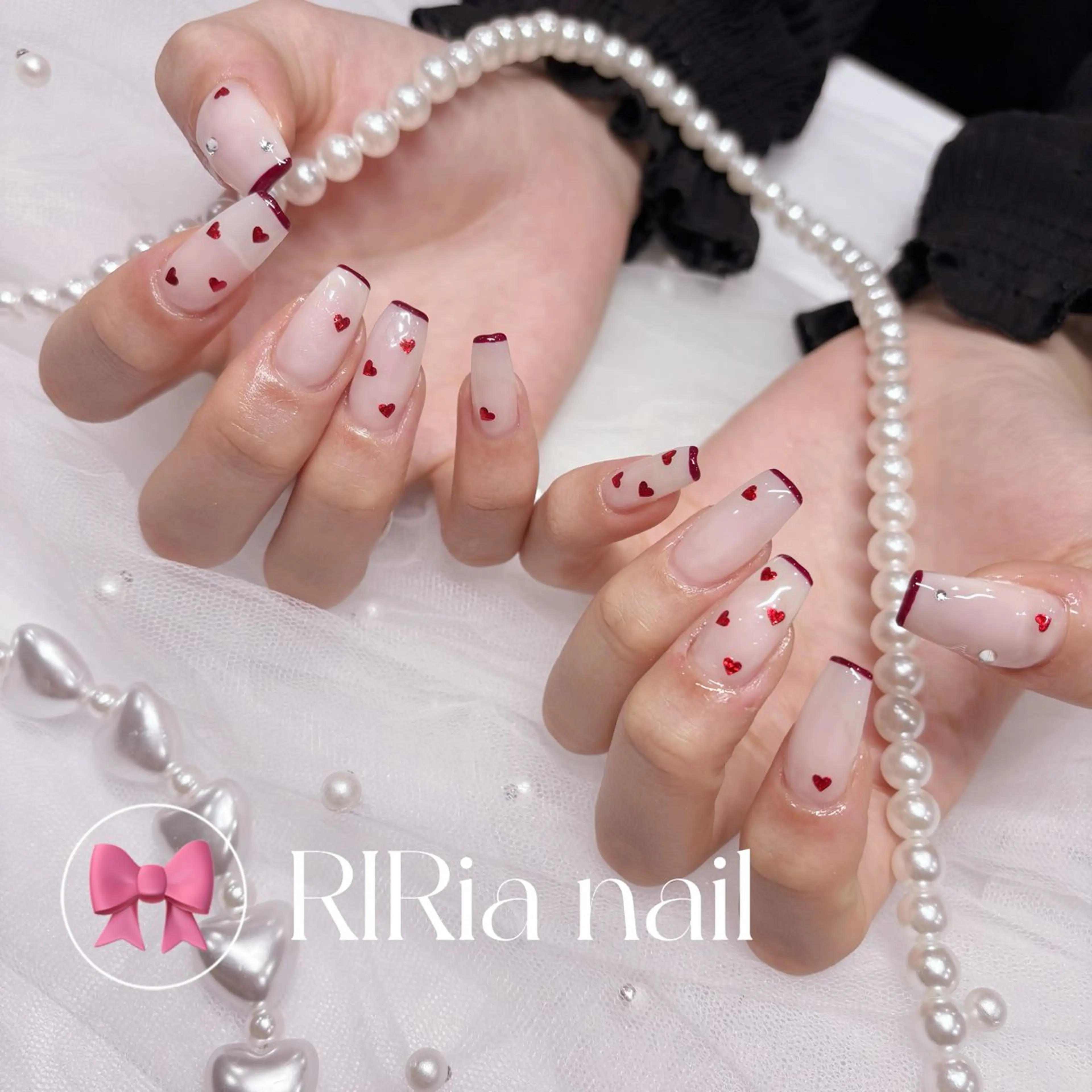 🎀持ち込みシンプルデザイン(オフ込み) ¥8800→¥8000の写真