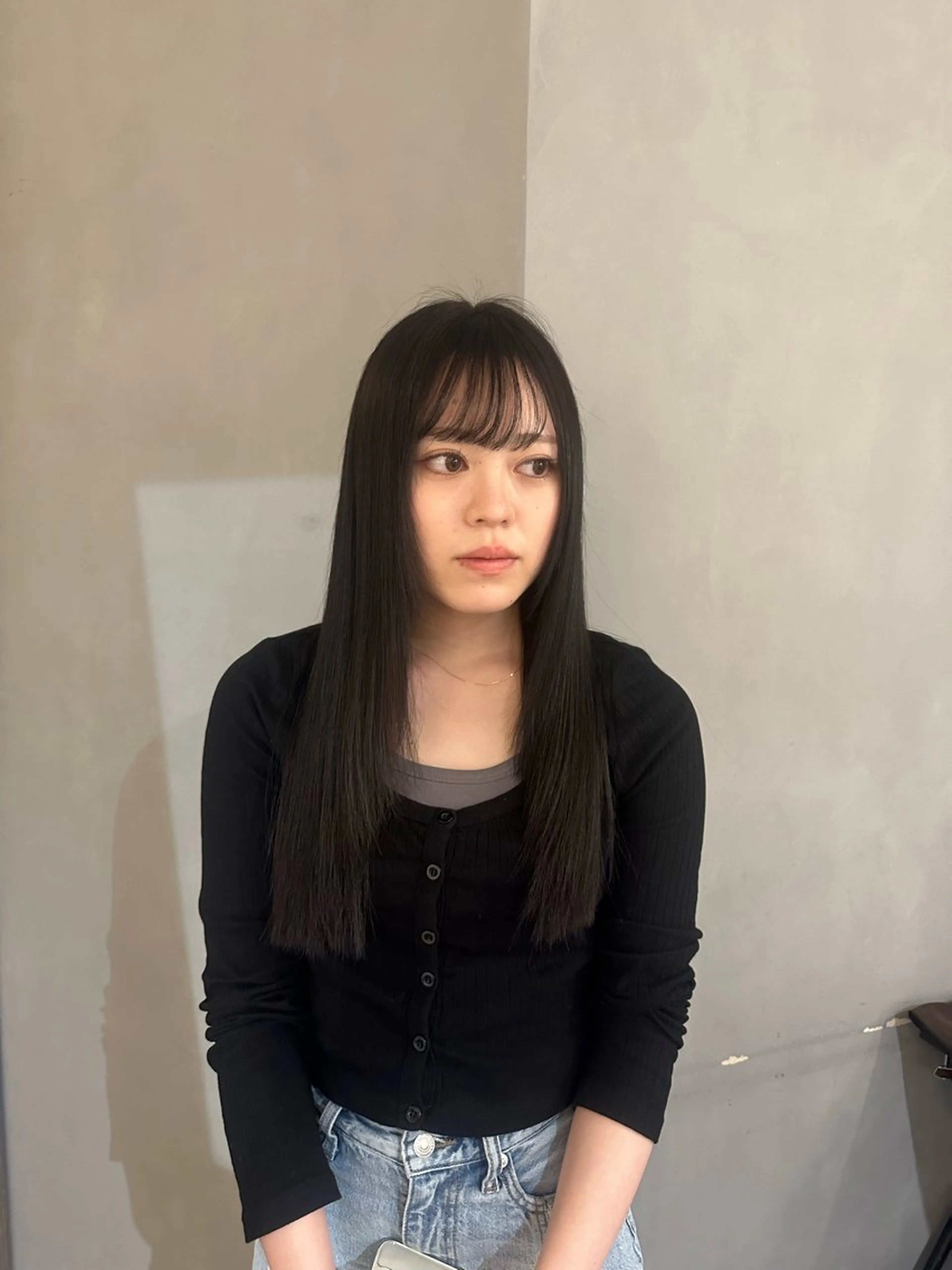 カラー パーマ/ボブ,ロング ヤマシタミウ🌀のヘアスタイル