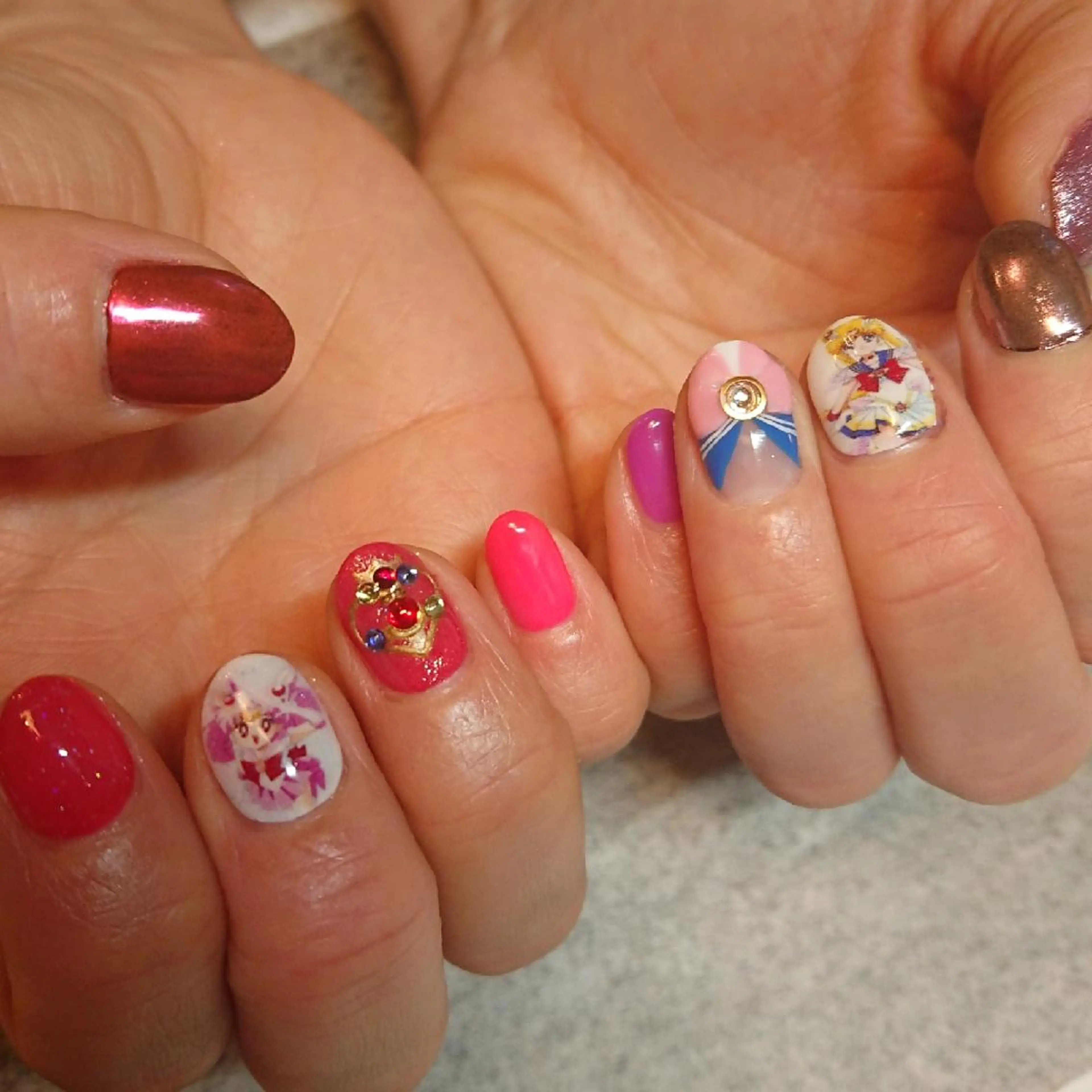 ネイル ジェヌインネイル 河内のネイルデザイン