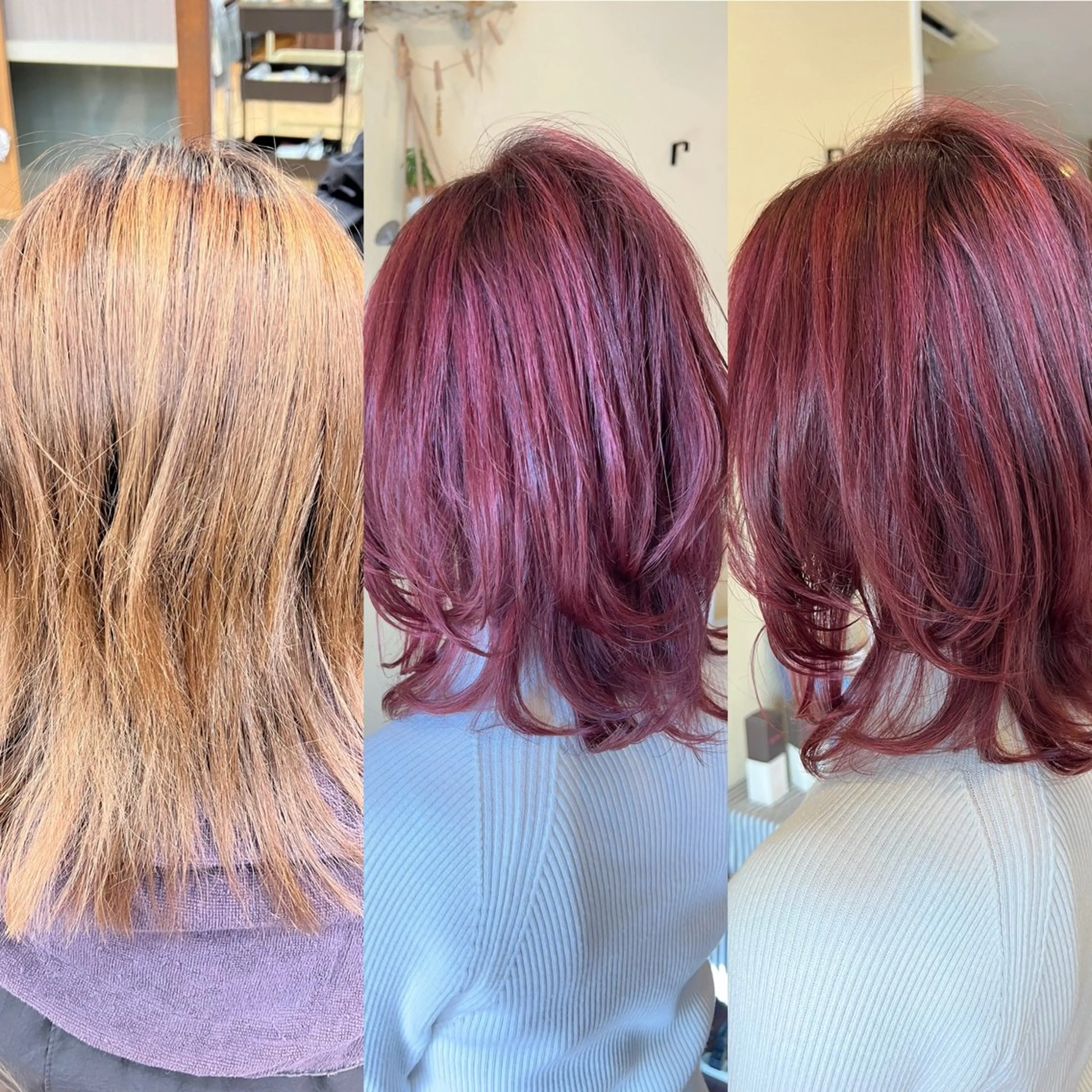 ミディアム カラー ハイトーンカラー Aile所属・酸性ストレート／カラ ー/山下高明のヘアスタイル