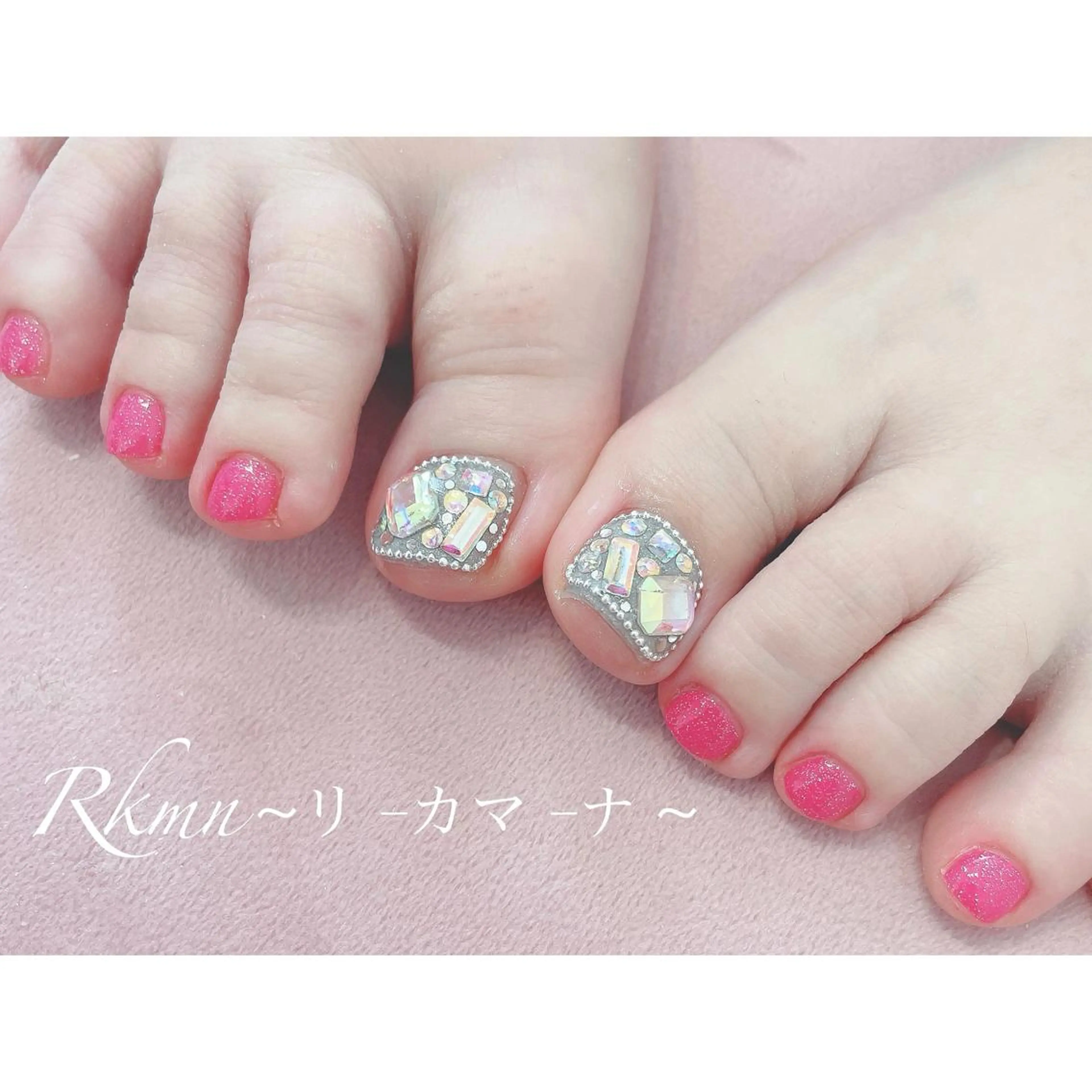 ネイル アートネイル フットネイル フレンチネイル ジェルネイル グラデーション ハンドネイル フットネイル ハンドケア Rkmn ~リ-カマ-ナ~のネイルデザイン