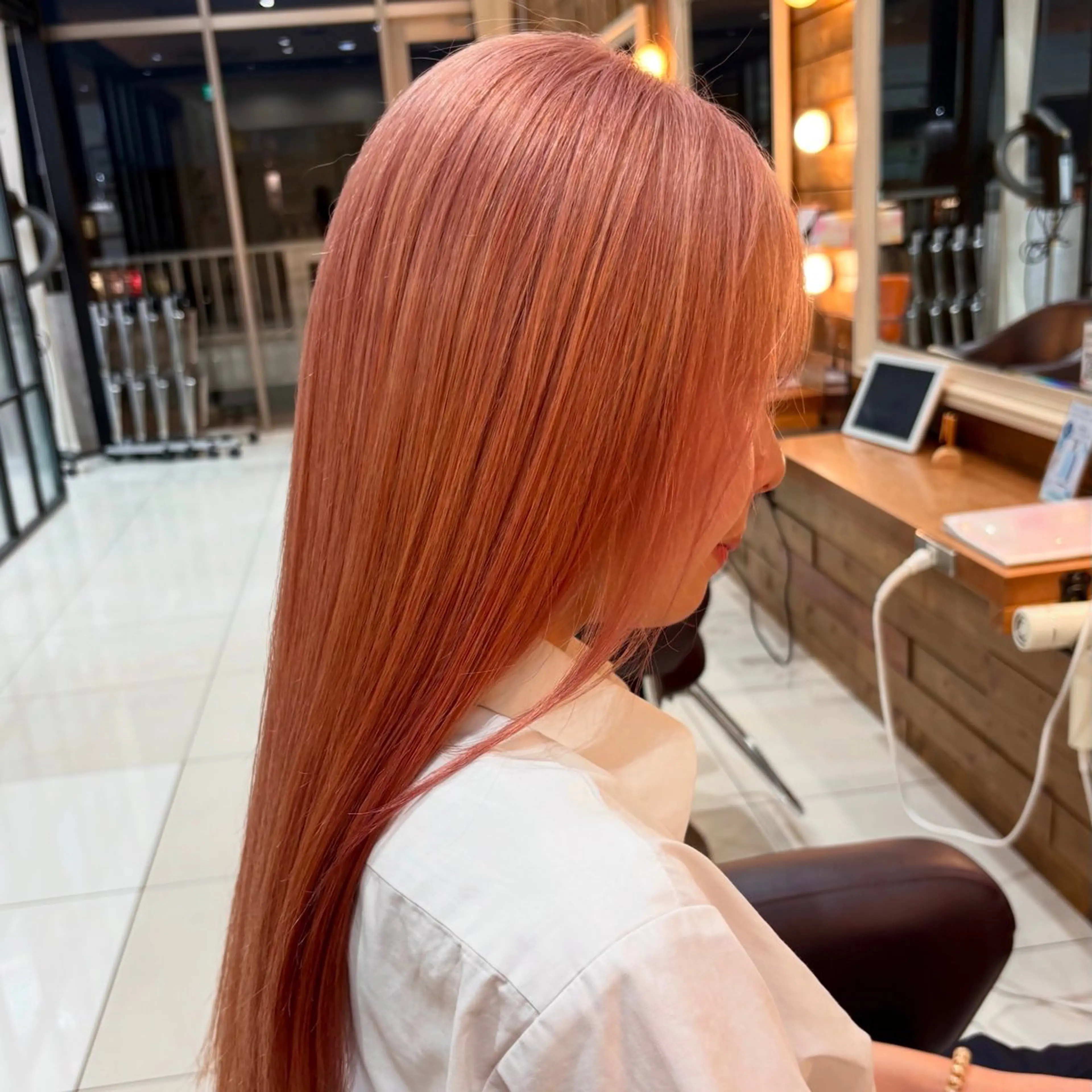 ロング カラー ヘアカラー アカネ/暖色カラー /ボブ🪐🧡のヘアスタイル