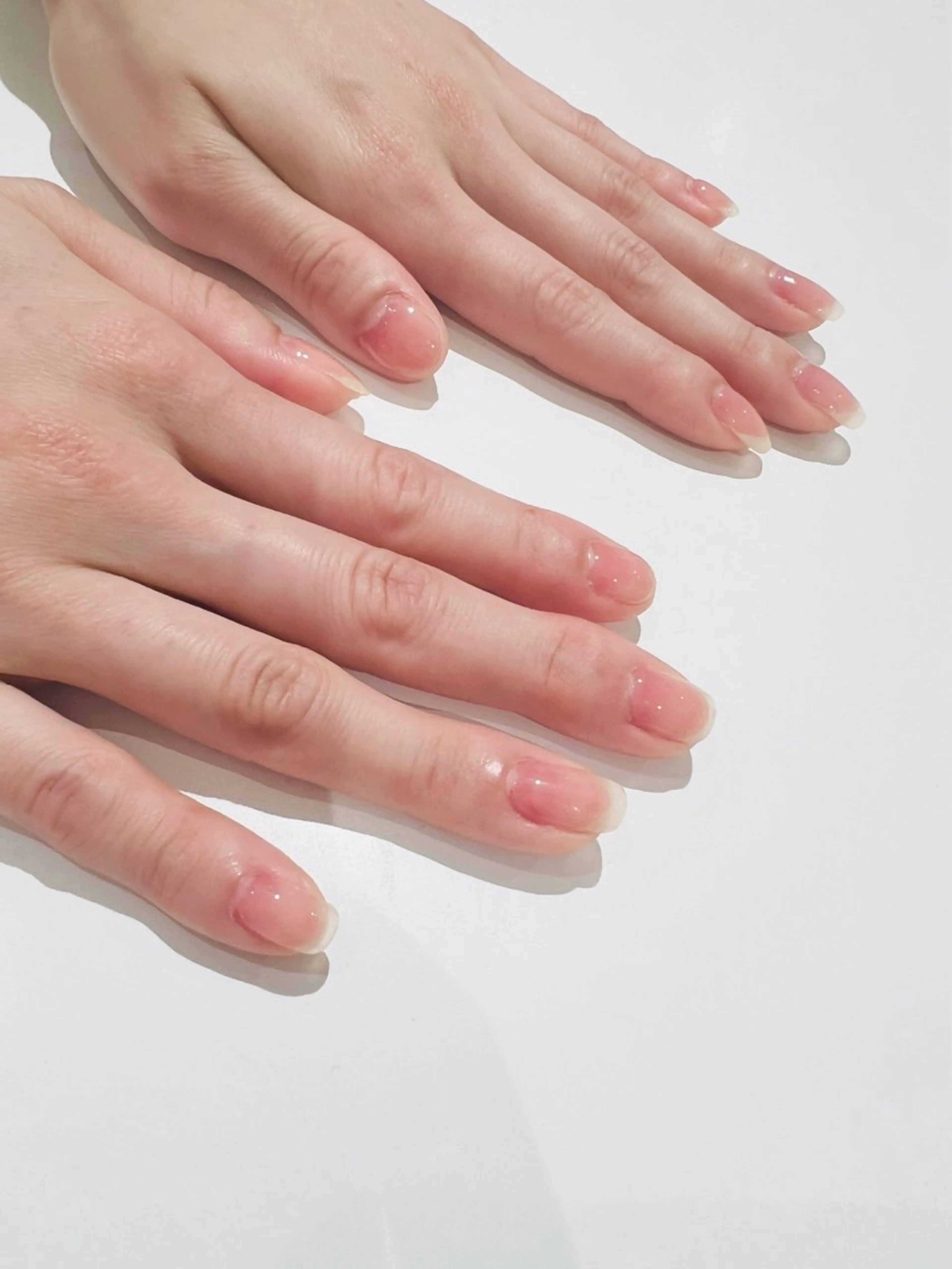 ネイル クリアネイル ワンカラーネイル VINGT NAIL Aika.Kのネイルデザイン