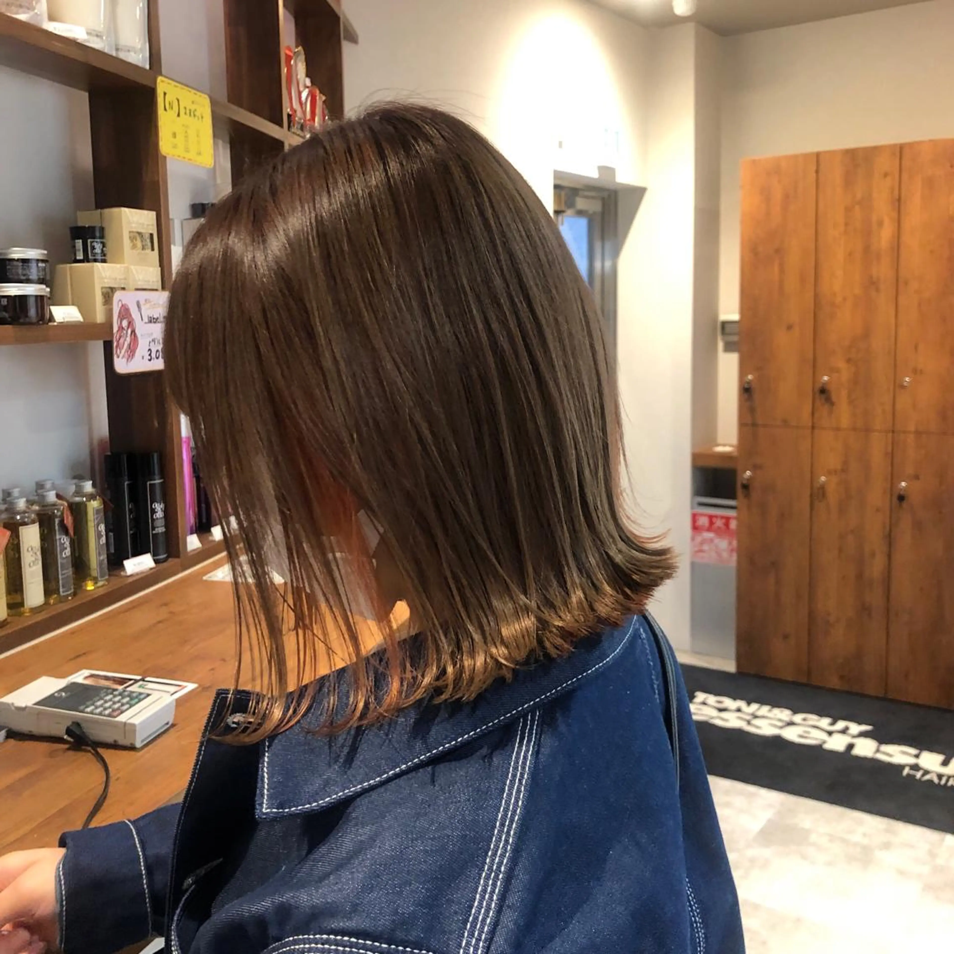 ミディアム カラー レイヤー,ボブ / 彩未のヘアスタイル