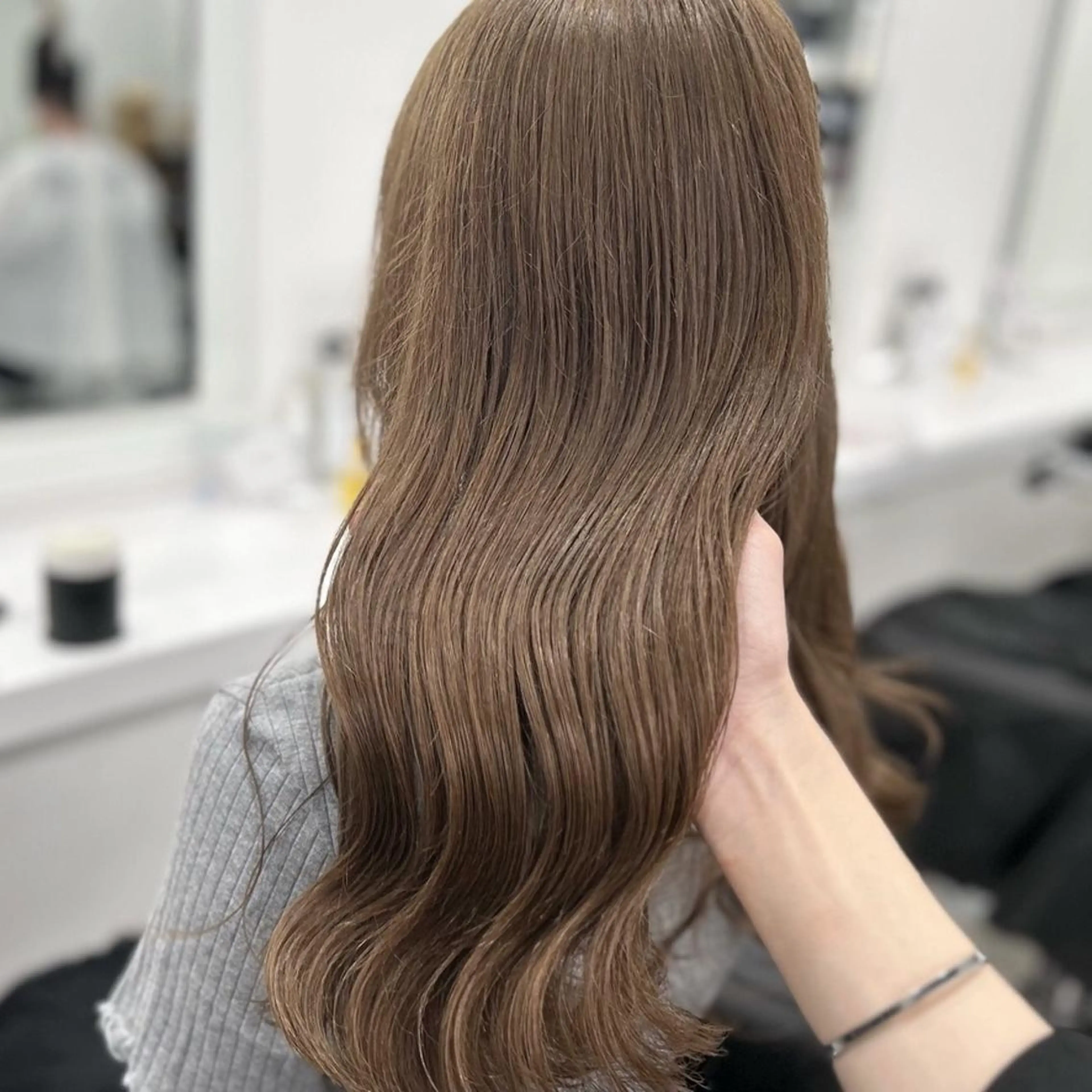 カラー ブリーチなしモテヘア 🤍REN🤍🪄のヘアスタイル