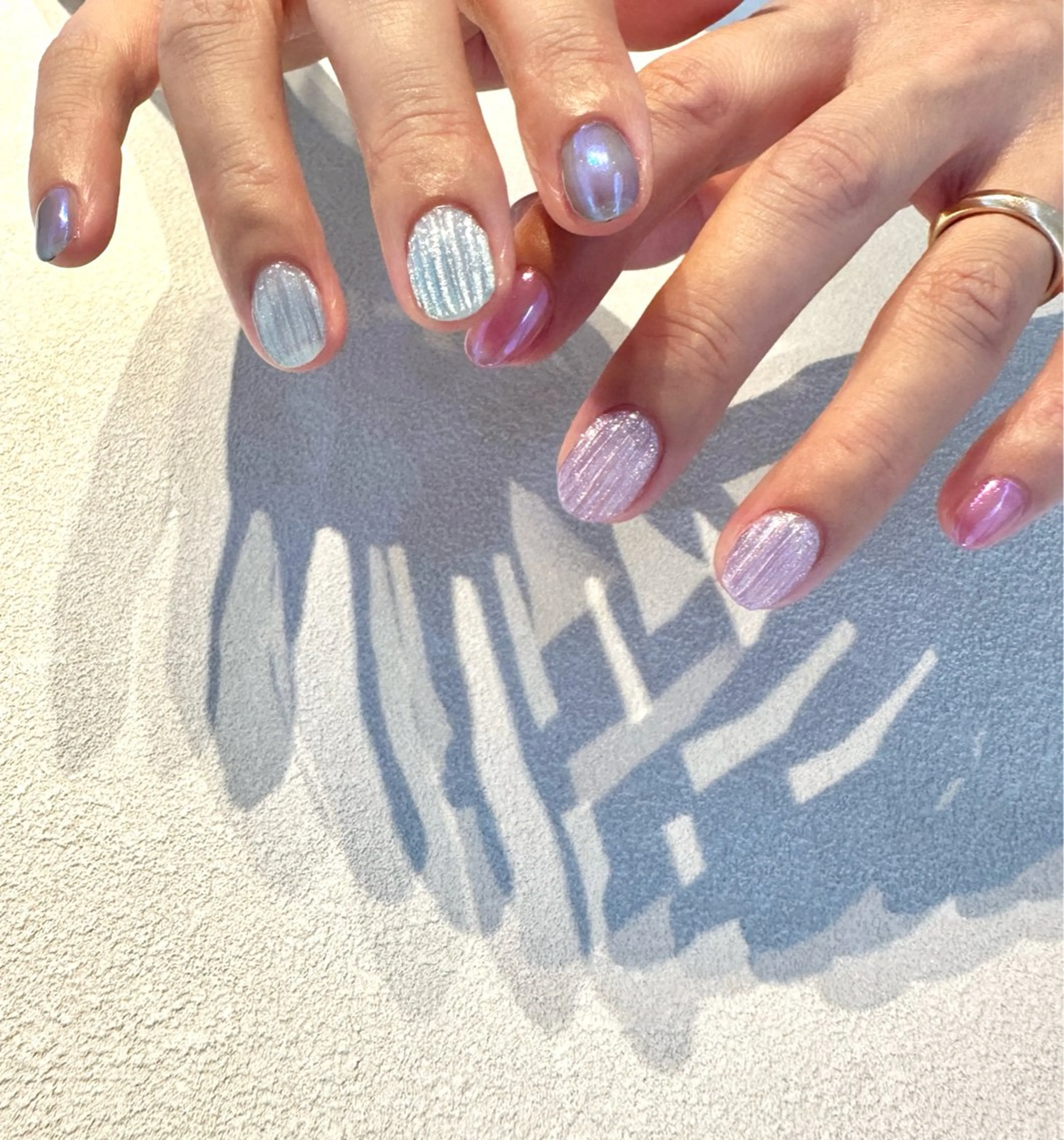 ネイル クリアネイル マグネットネイル ミラーネイル ハンドネイル Baden Nail ﾊﾞ-ﾃﾞﾝ ﾈｲﾙのネイルデザイン