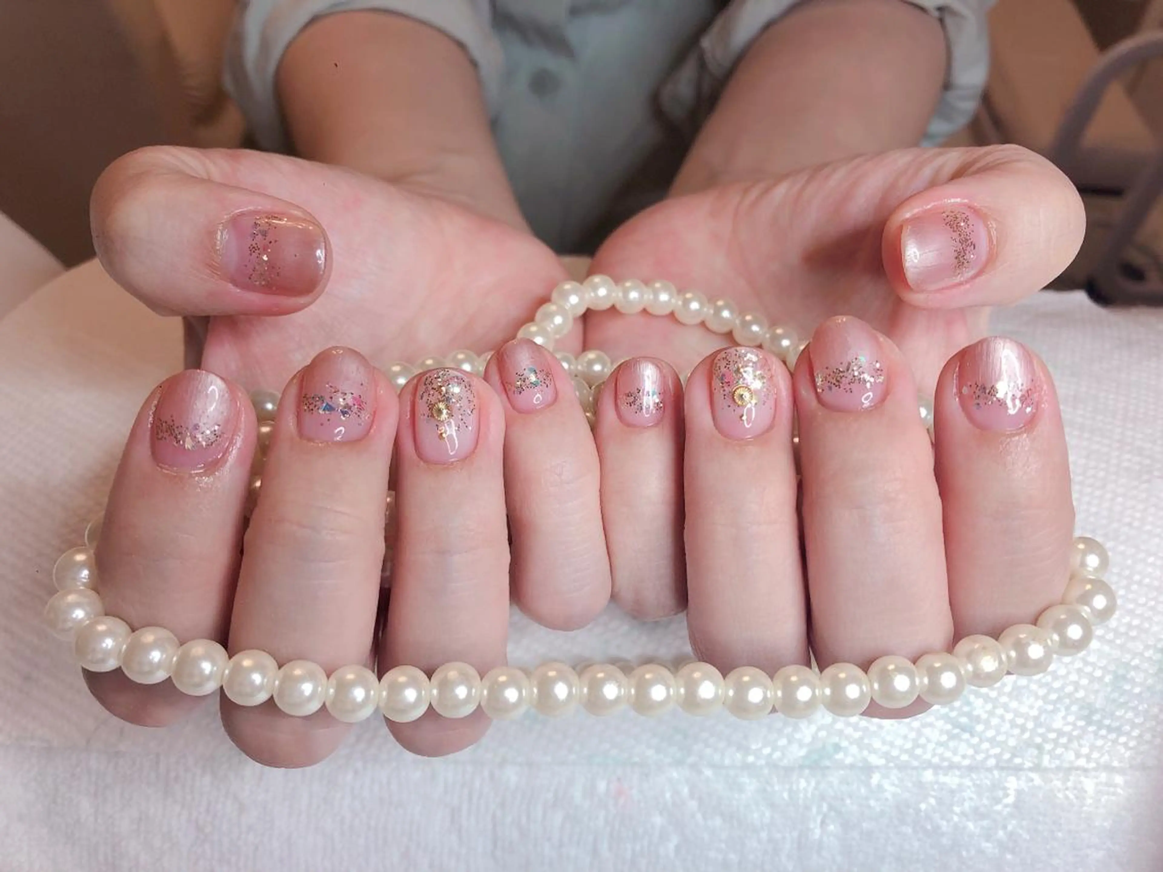 ミディアム ネイル 長さ出し専門 nynaのネイルデザイン