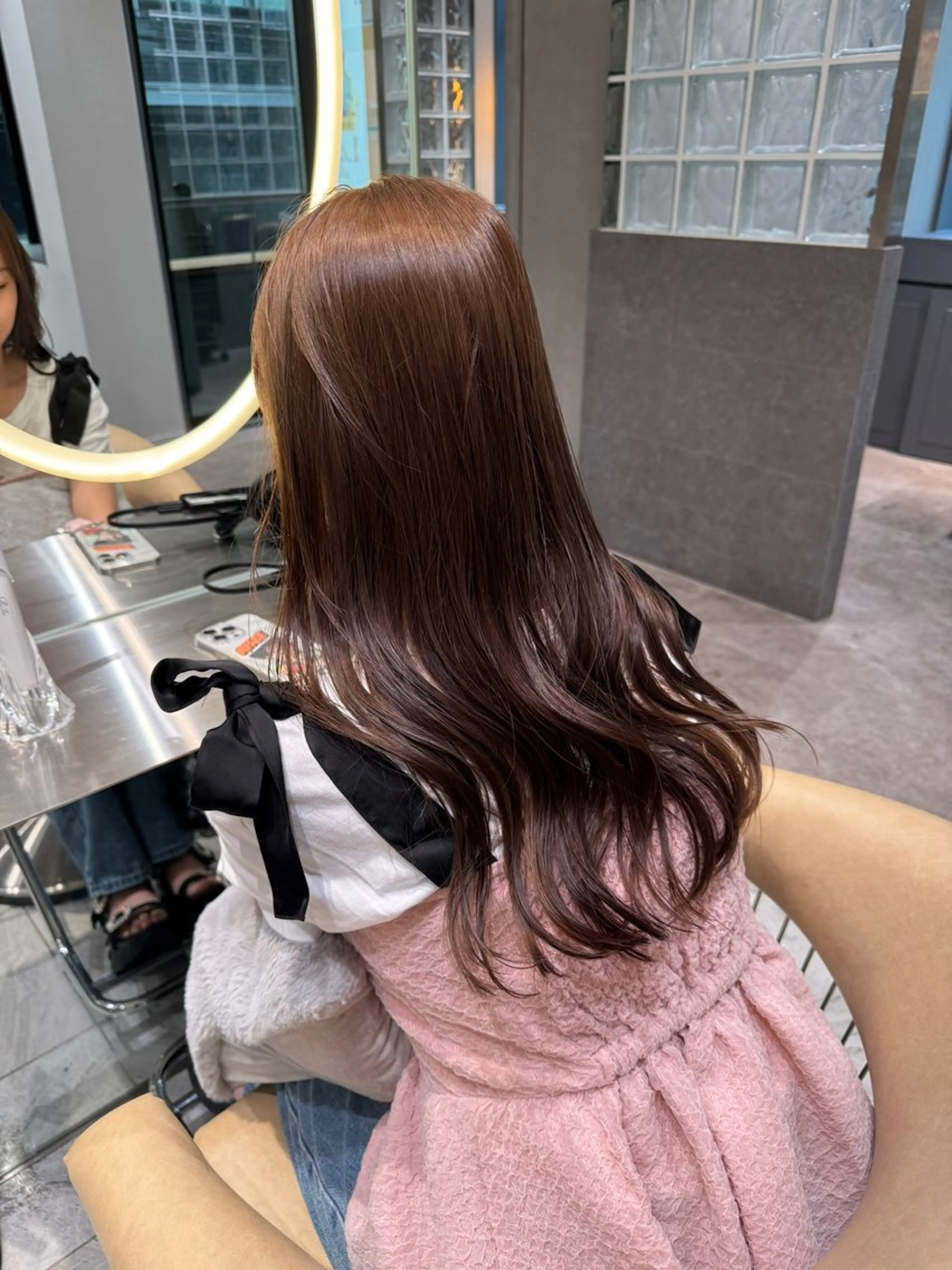 セミロング 寺田鼓捺/艶髪 /透明感カラーのヘアスタイル