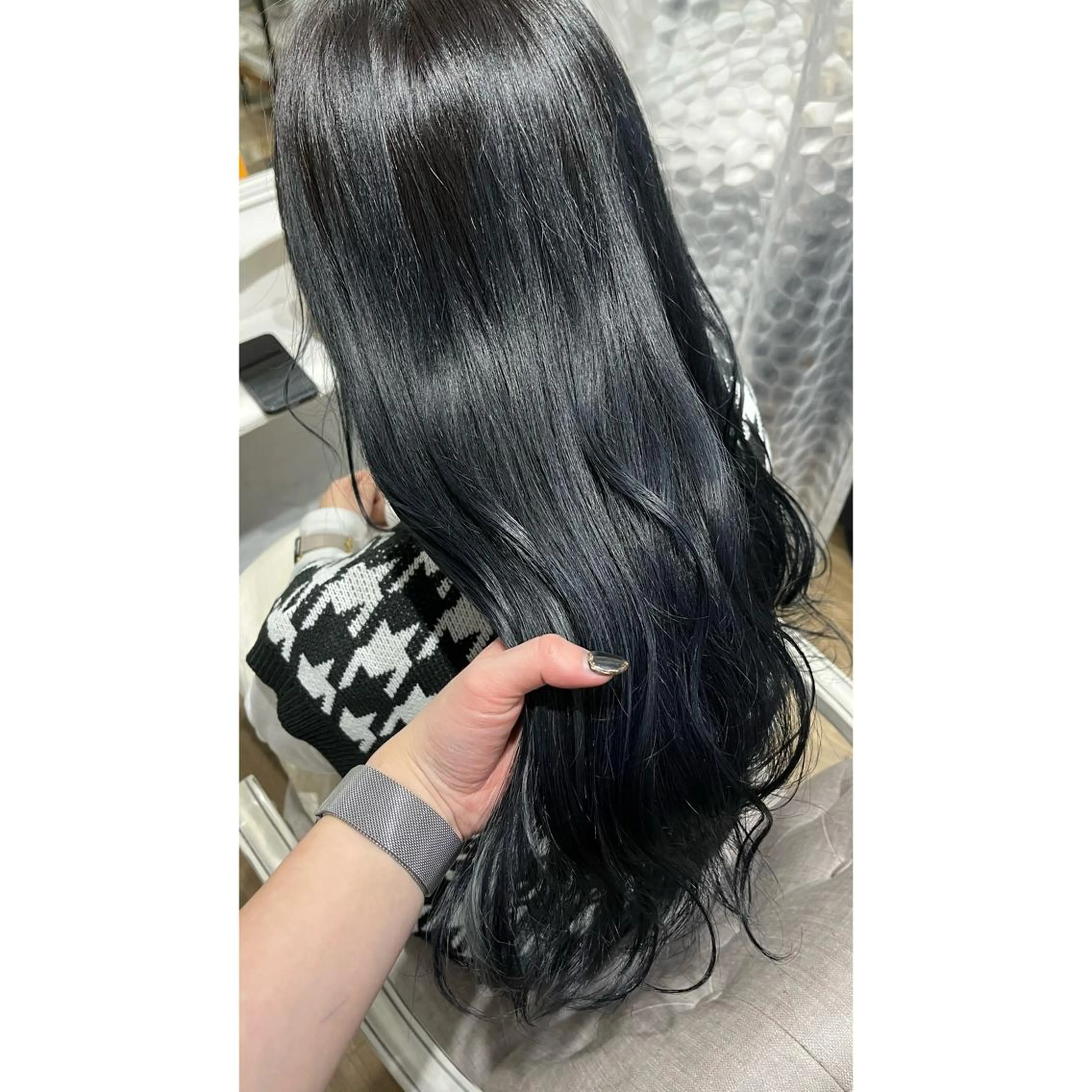 ロング カラー ヘアカラー トリートメント 梅田/髪質改善カラー ❄︎ mikiのヘアスタイル