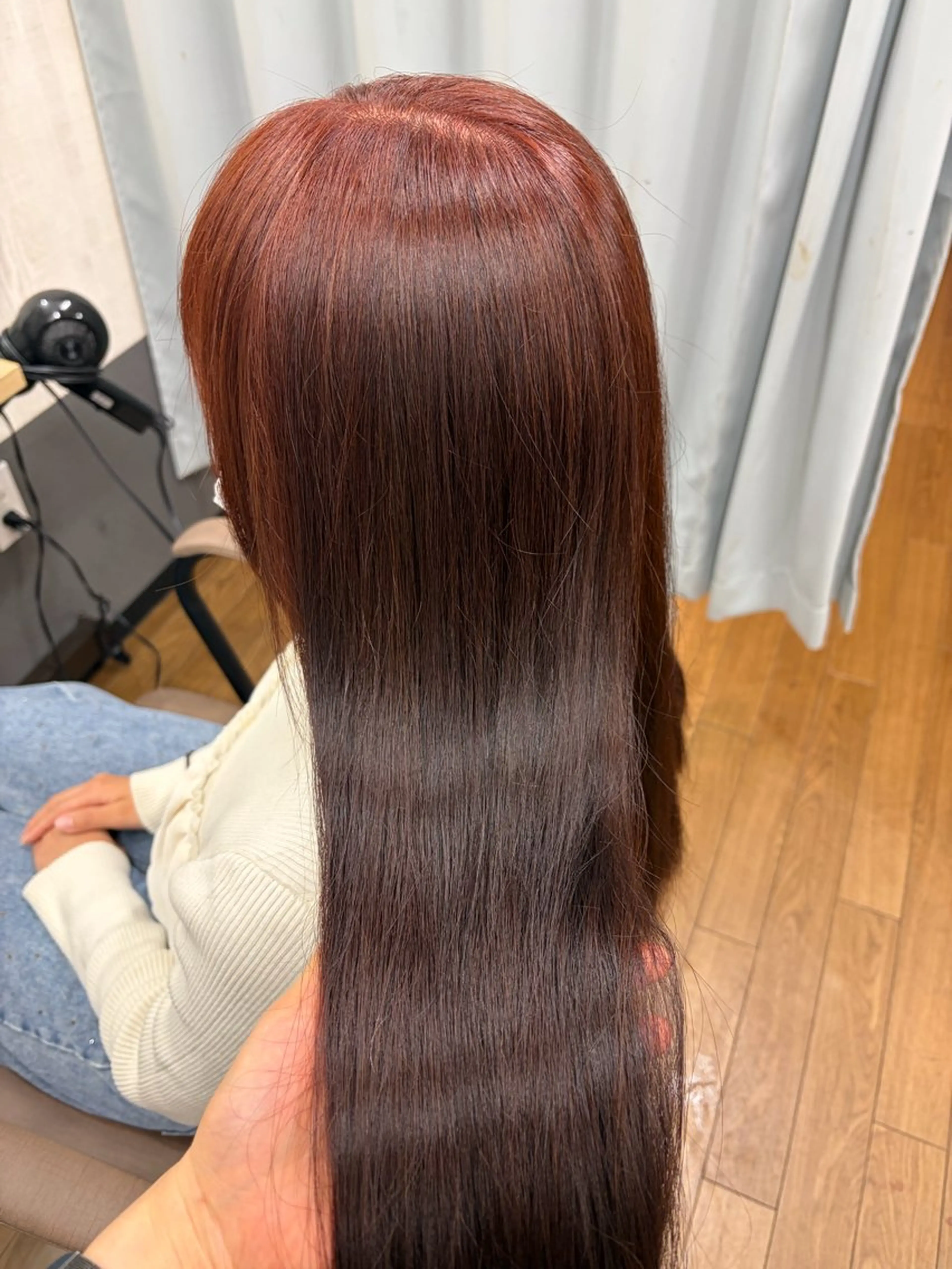 ロング カット ヘアカラー TELA HAIR 幕張本郷所属・TELA HAIR 幕張本郷店　千尋のヘアスタイル