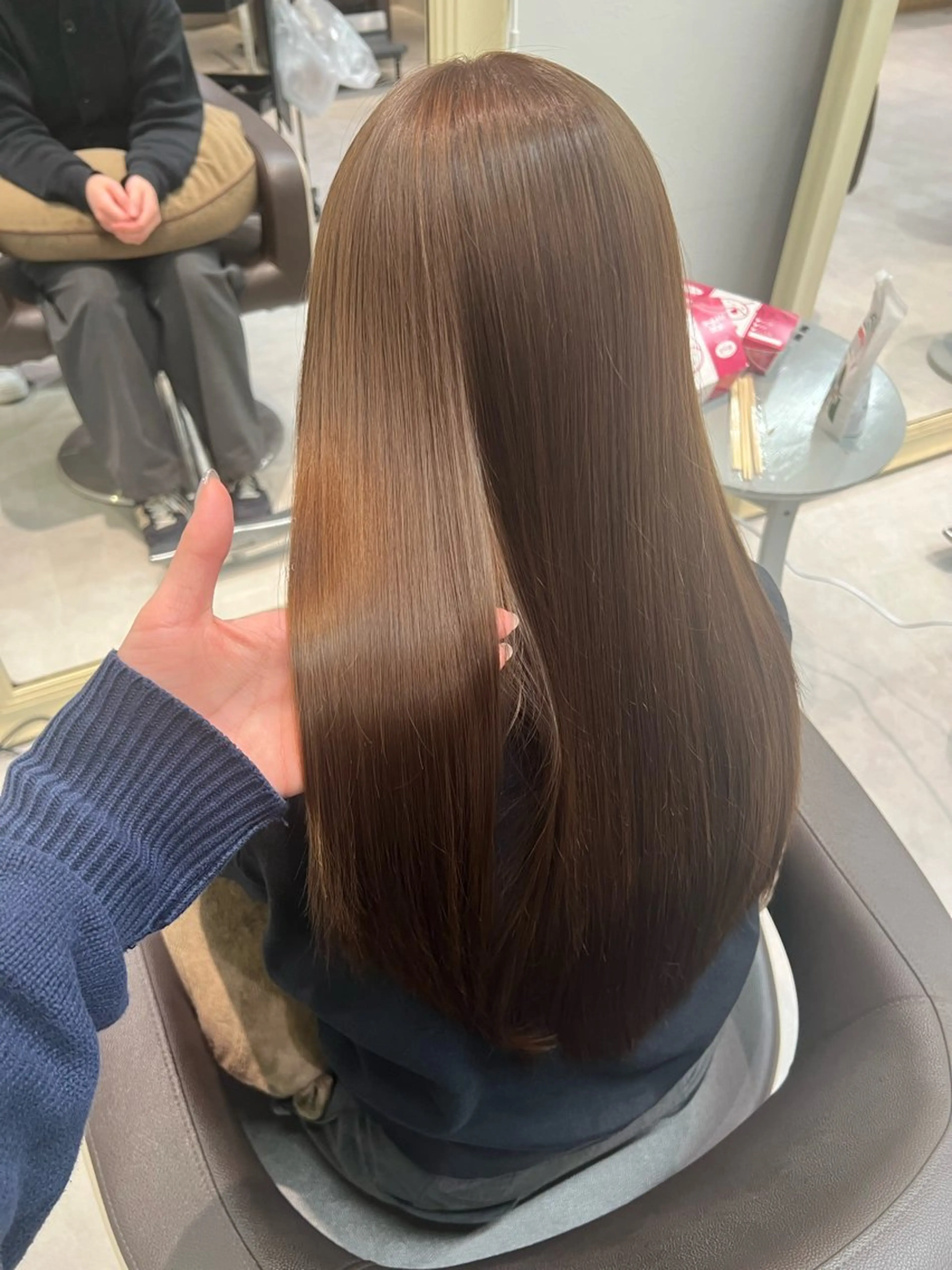 カラー+ホームケア付きトリートメント+20分ヘッドスパ✨💆♀️の写真