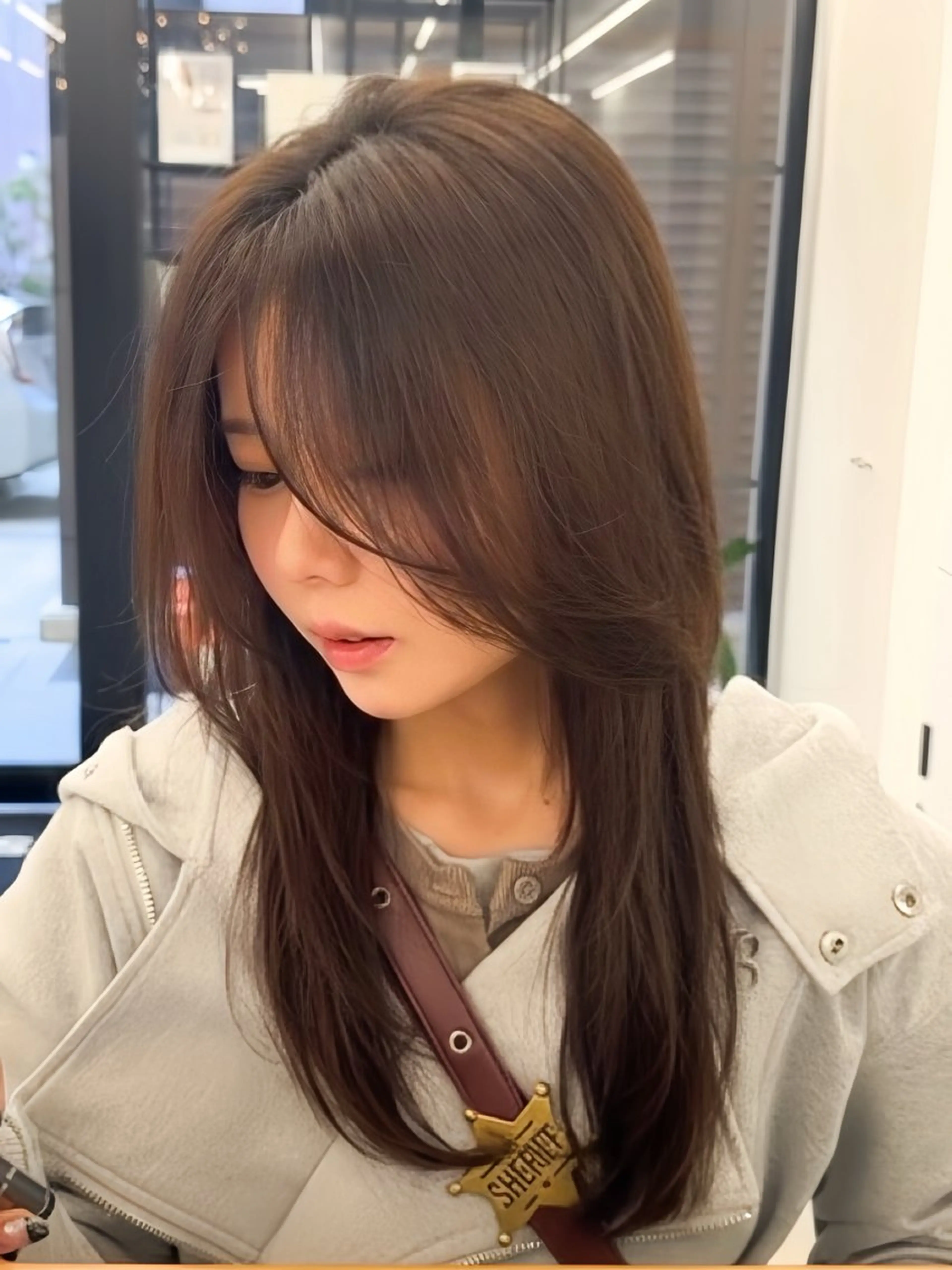 ミディアム カット ヘアカラー ボブ/ショート/ チヨノのヘアスタイル