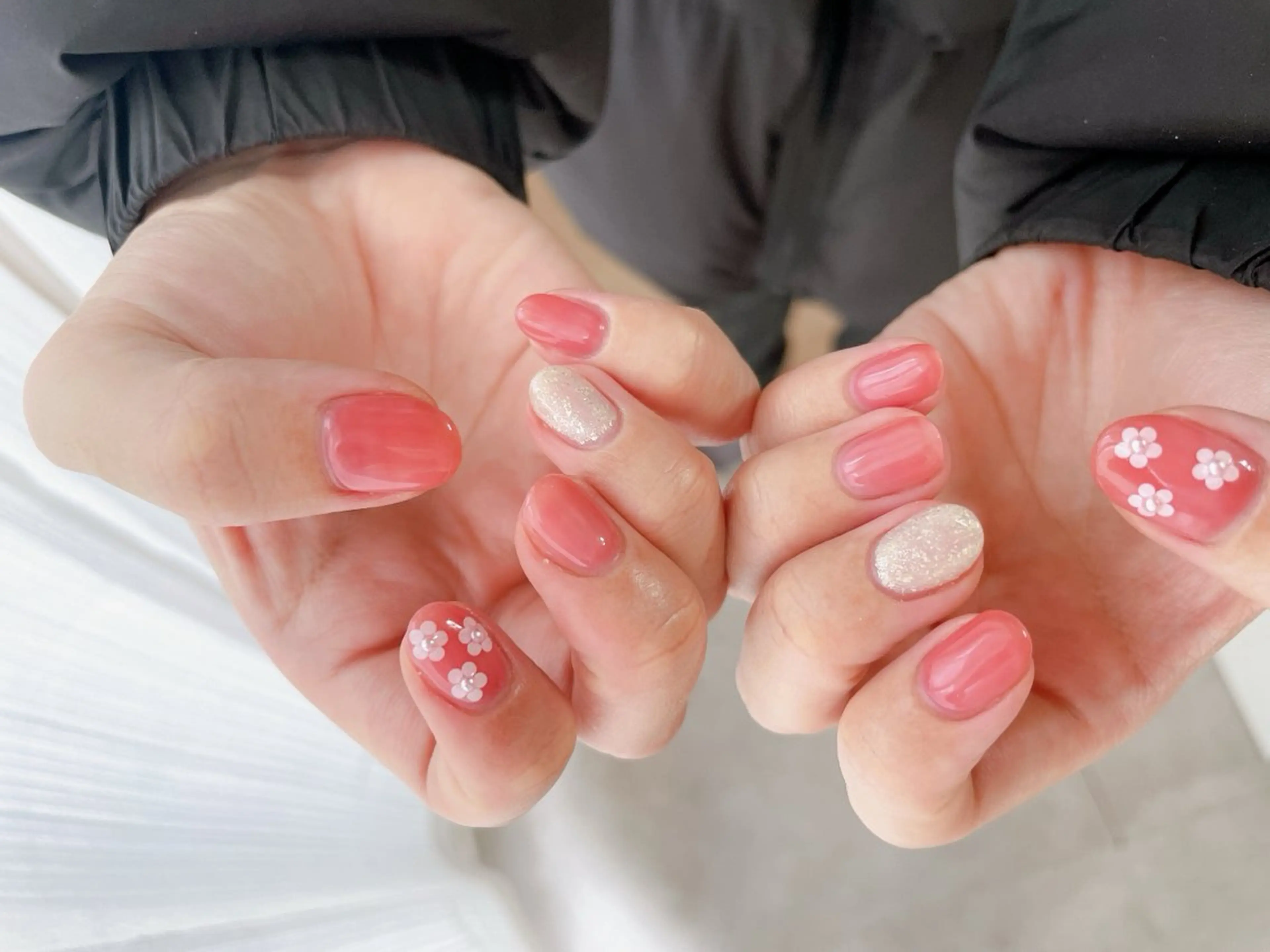 ネイル ジェルネイル メンズネイル パラジェル シンプルネイル 春ネイル kikinail 溝の口のネイルデザイン