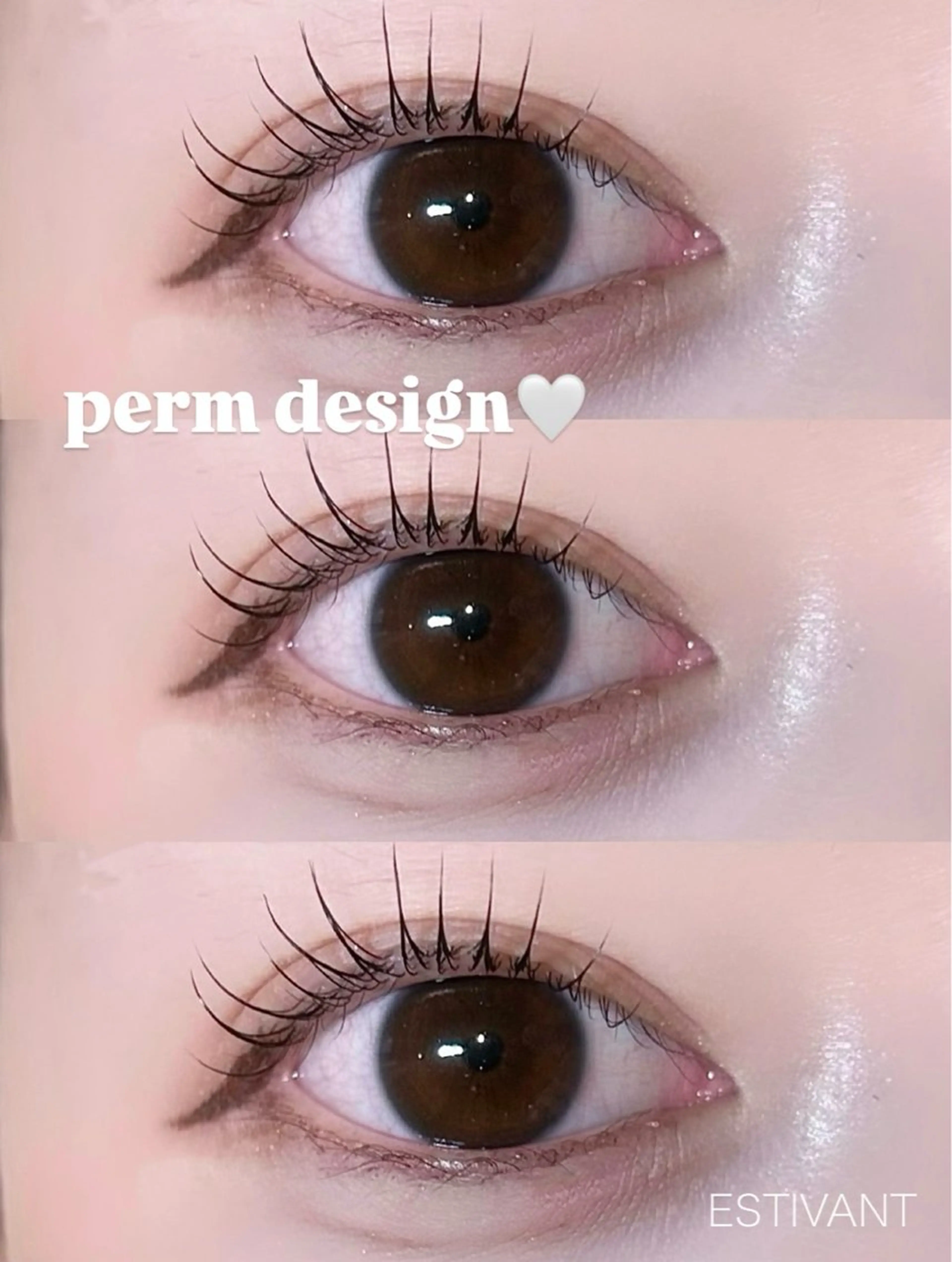 マツエク・マツパ eye salon ESTIVANT のマツエク・マツパデザイン