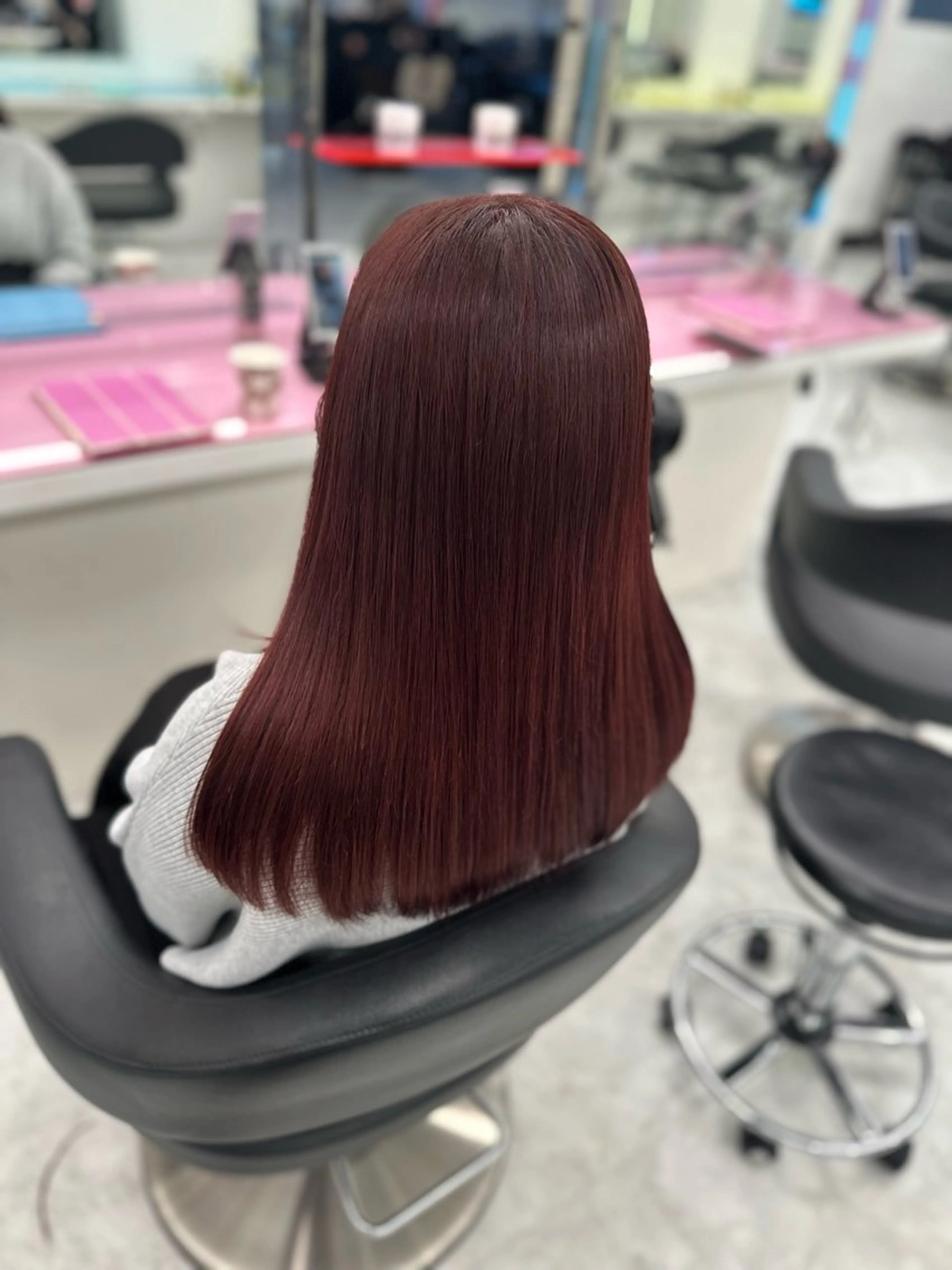 セミロング カラー ♡ダブルカラー特化♡ miyuのヘアスタイル