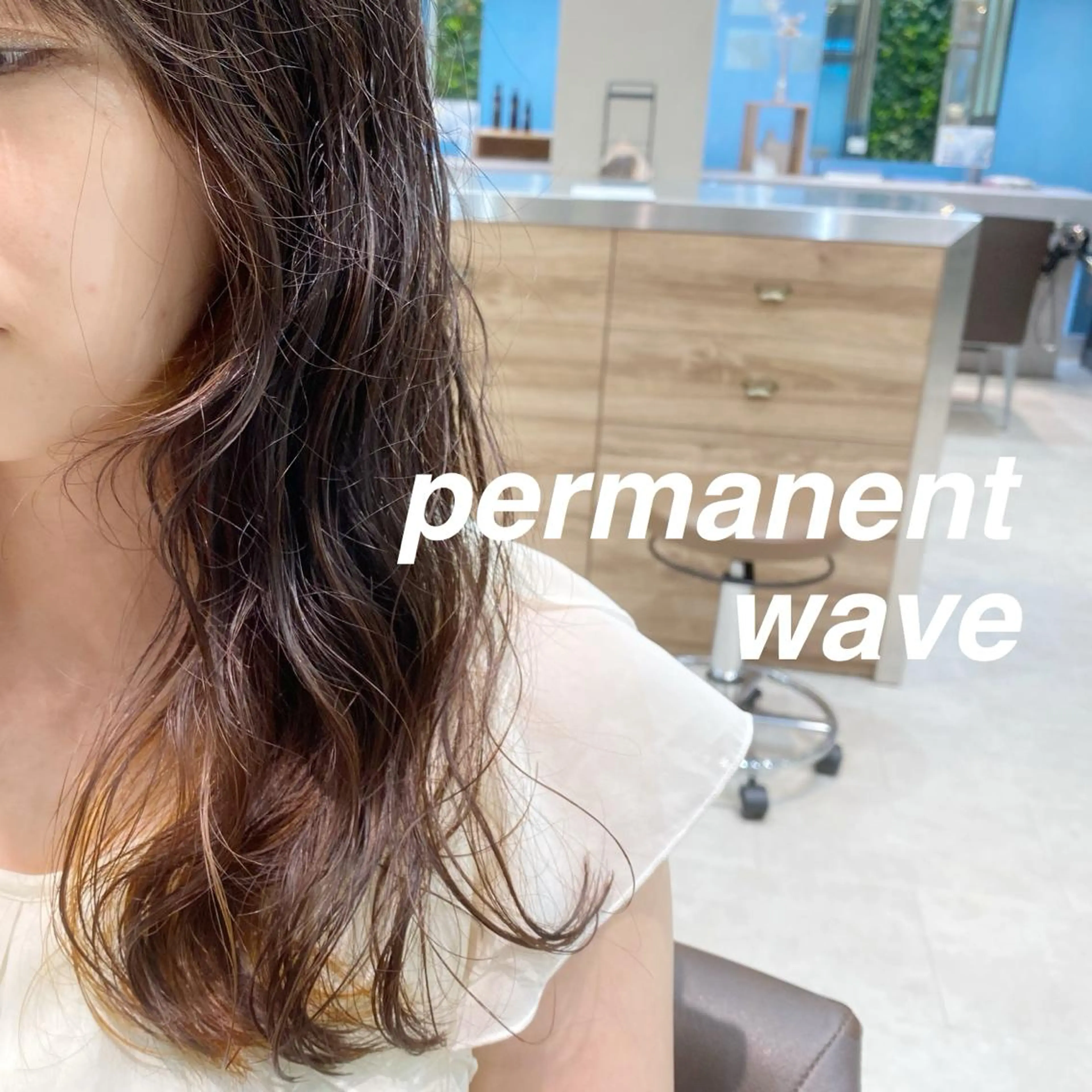 ロング パーマ カット パーマ GOBUN NO ROKU【ゴブンノロク】所属・住田悠紗/ カットモデル募集中のヘアスタイル