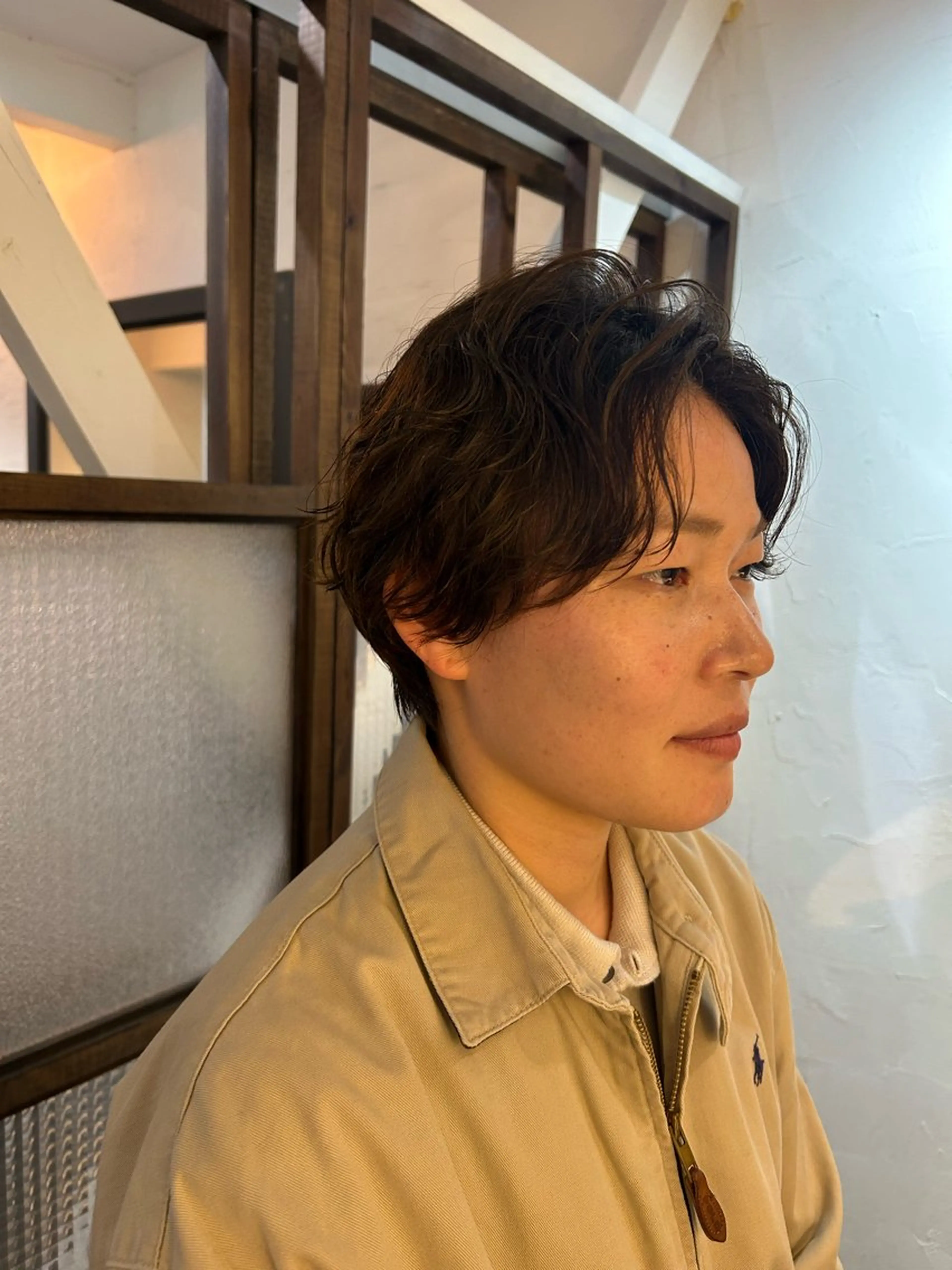 ショート カット パーマ トリートメント MOMOKA💫 YARD【学芸大学】のヘアスタイル