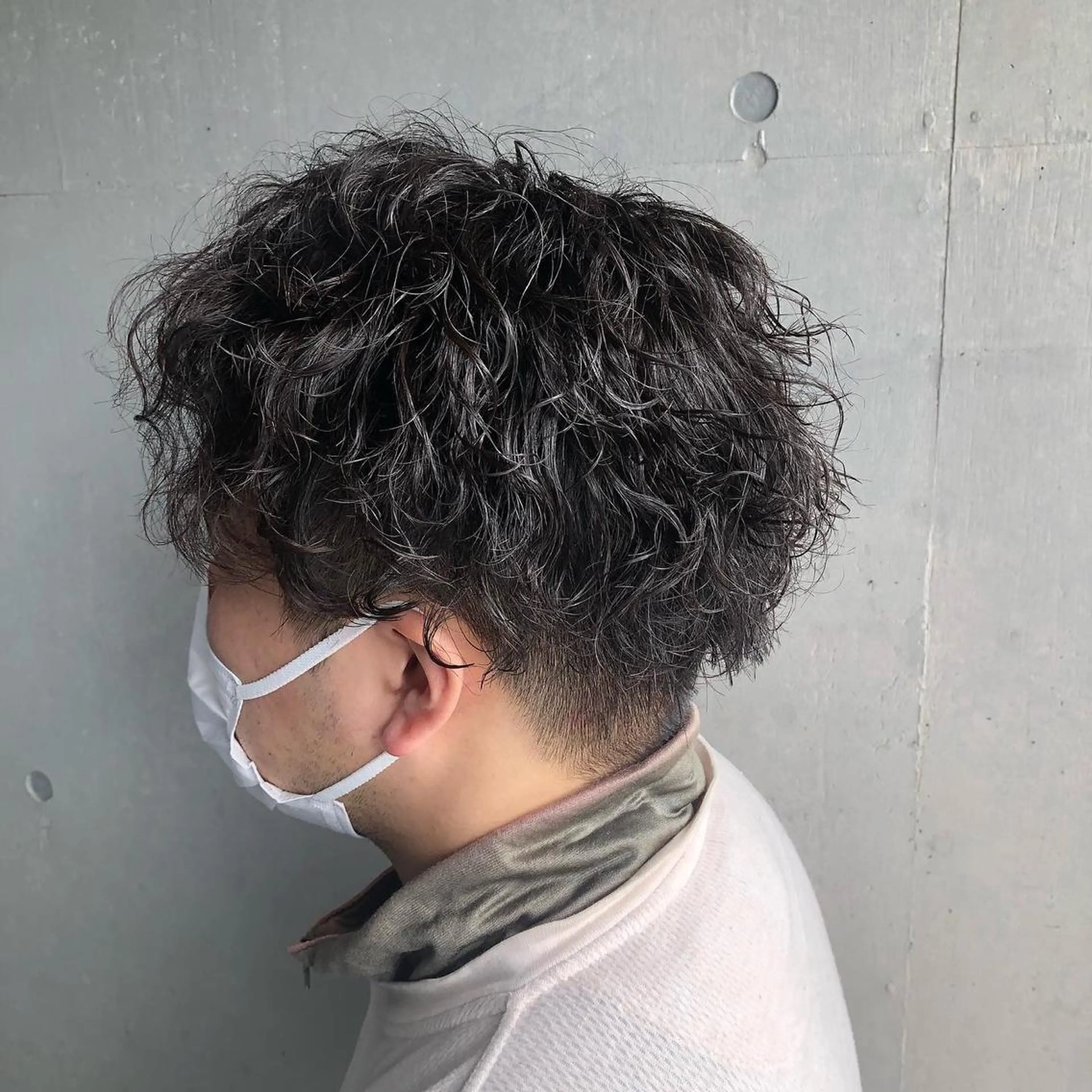 カット＋ハイライト＋パーマの写真