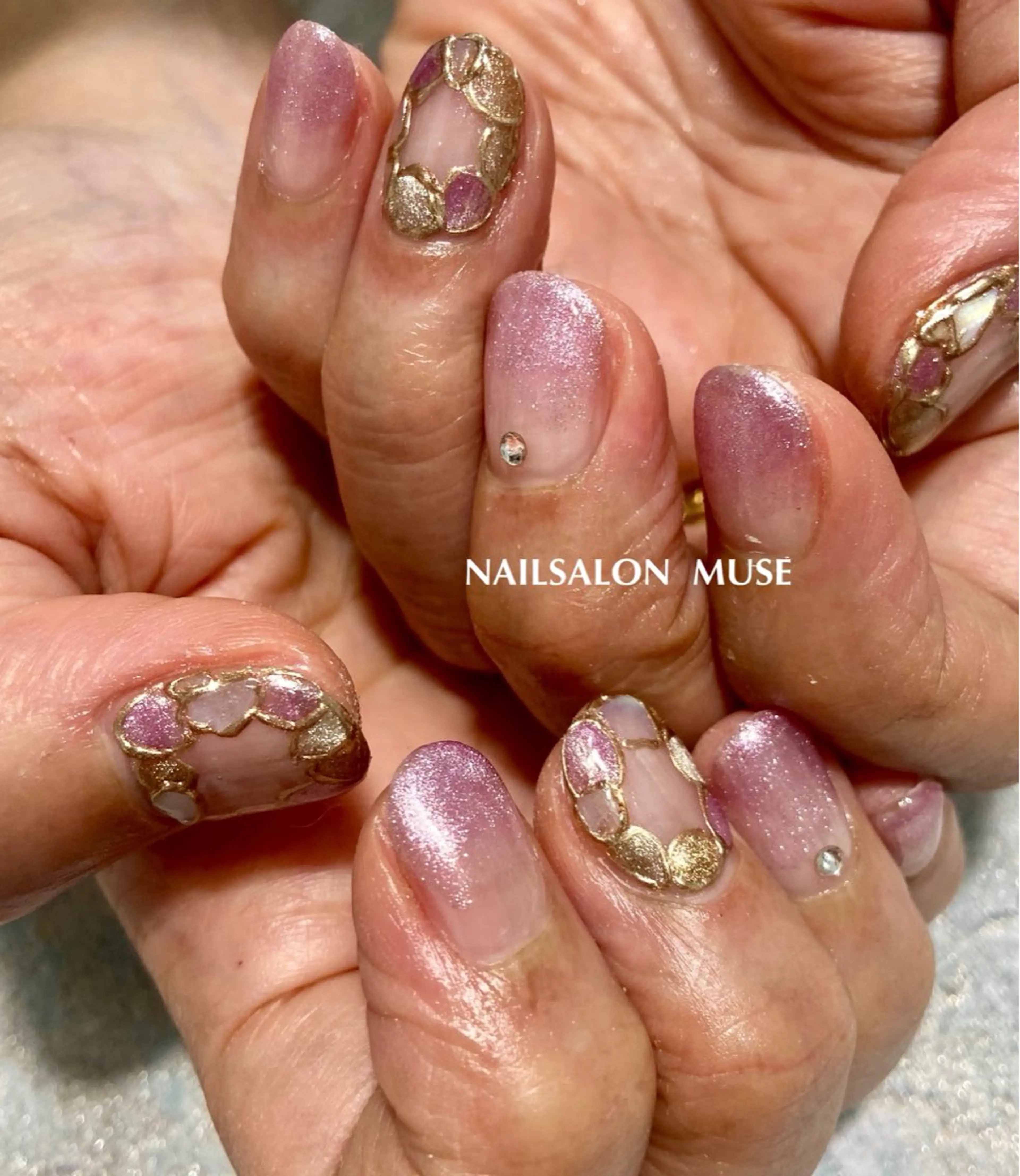 ネイル アートネイル マグネットネイル Nail Salon MUSEのネイルデザイン