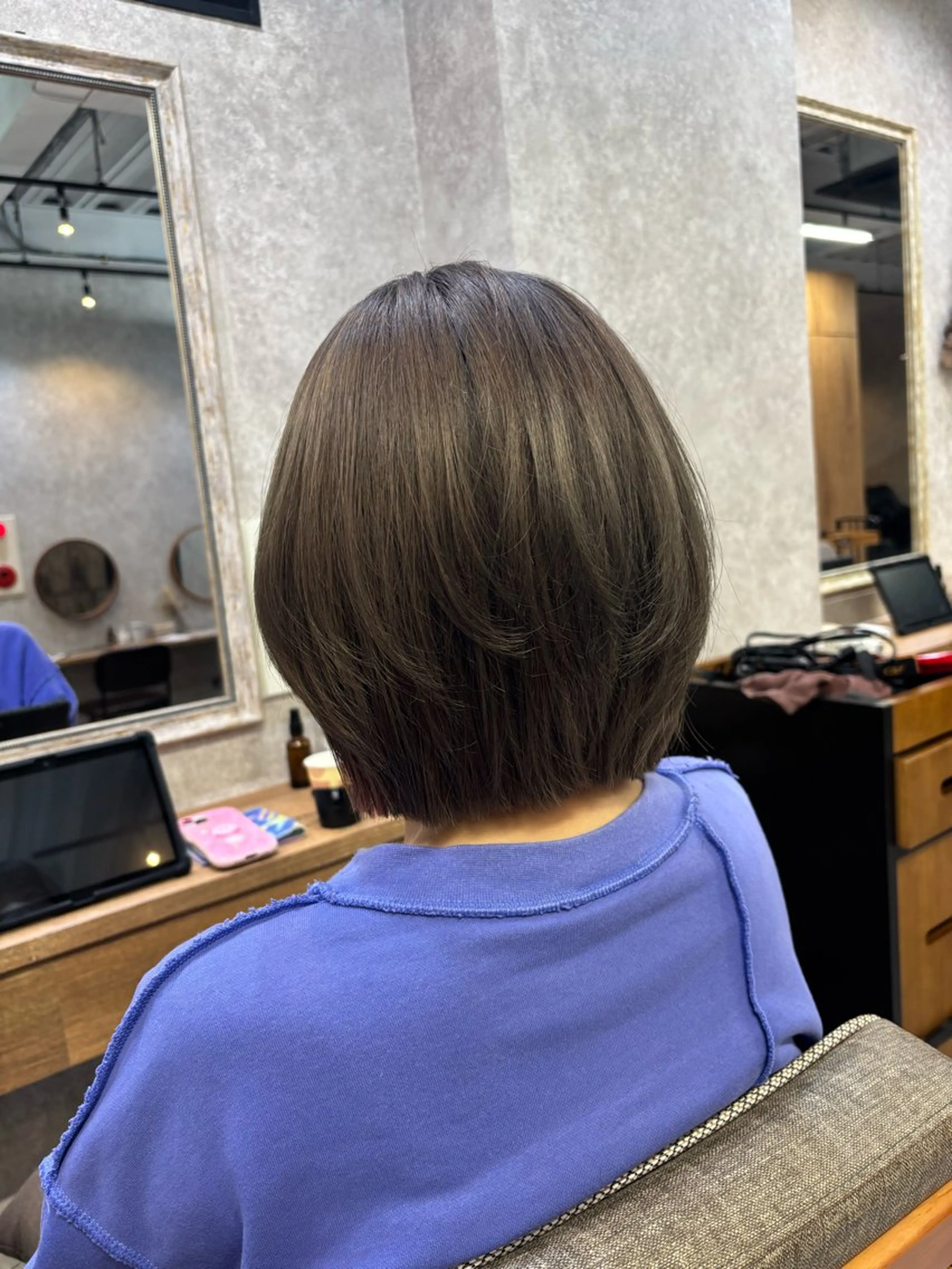 ミディアム ボブレイヤー ボブ レイヤーカット 新越谷/ボブ 店長shoukiのヘアスタイル