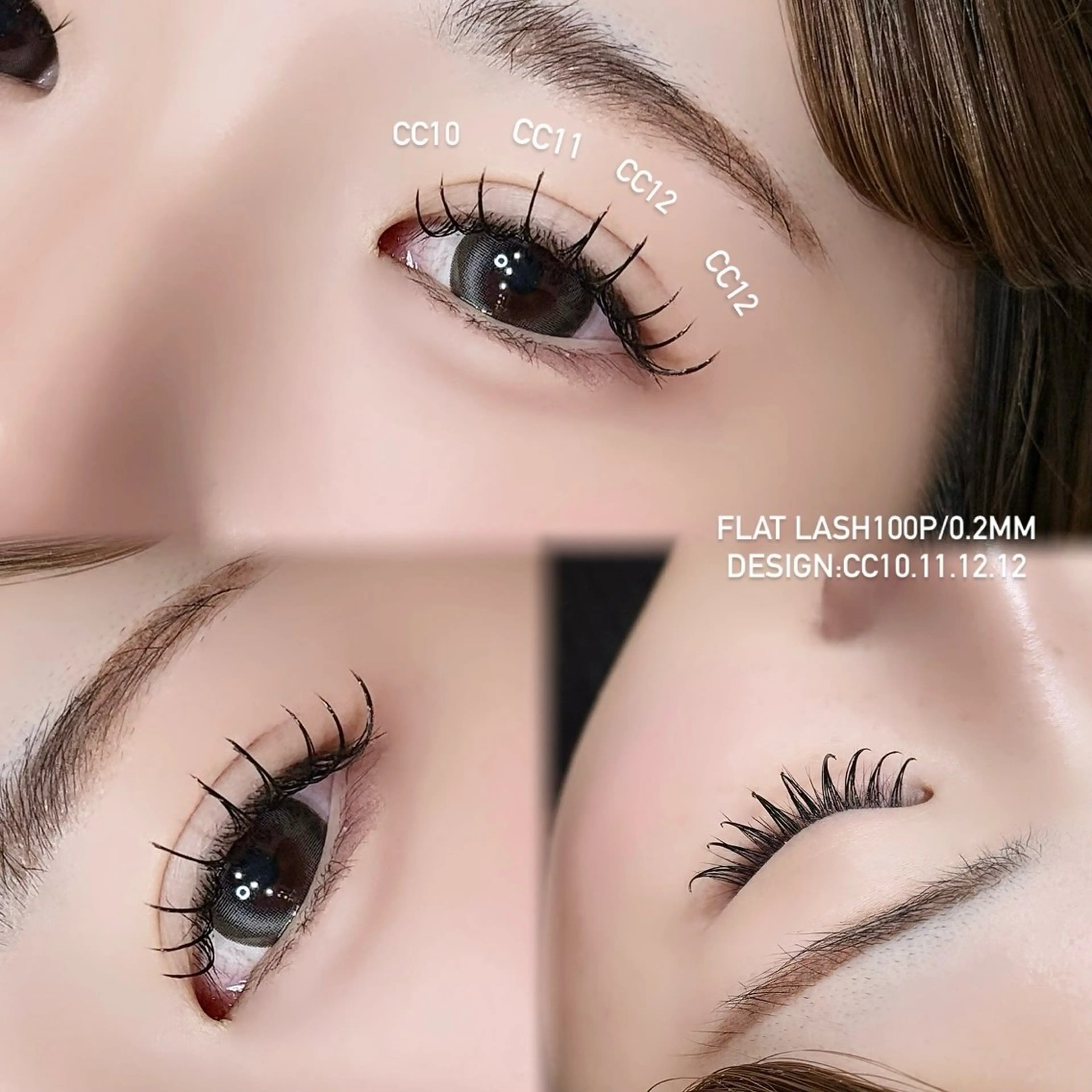 マツエク・マツパ フラットラッシュ マツエク MANA EYELASH STUDIO所属・kanoha 🦖⋆͛のマツエク・マツパデザイン