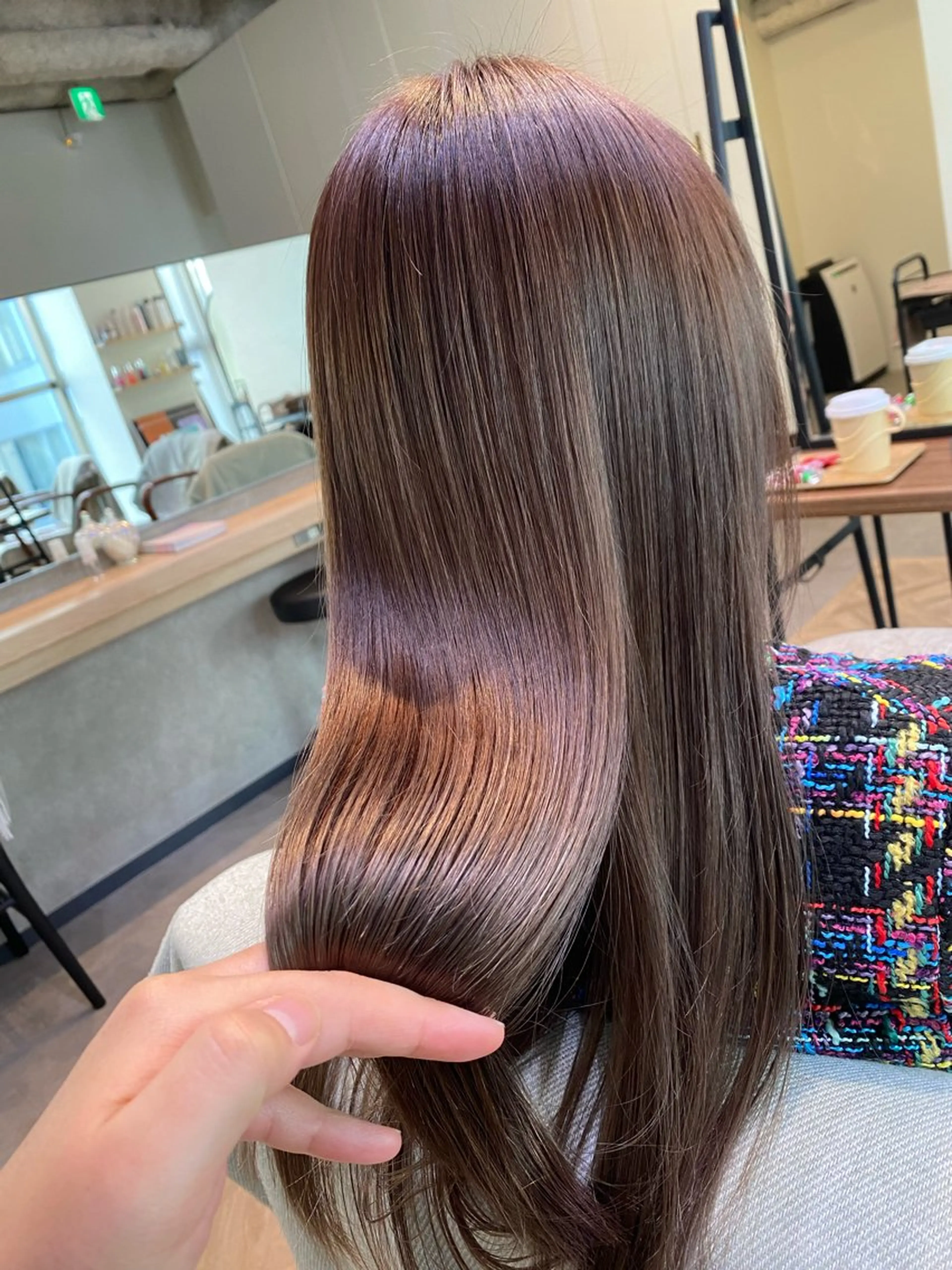 ロング カラー カット ヘアカラー 縮毛矯正 トリートメント 新宿 / Aujua ｿﾑﾘｴ🫧森田涼介のヘアスタイル