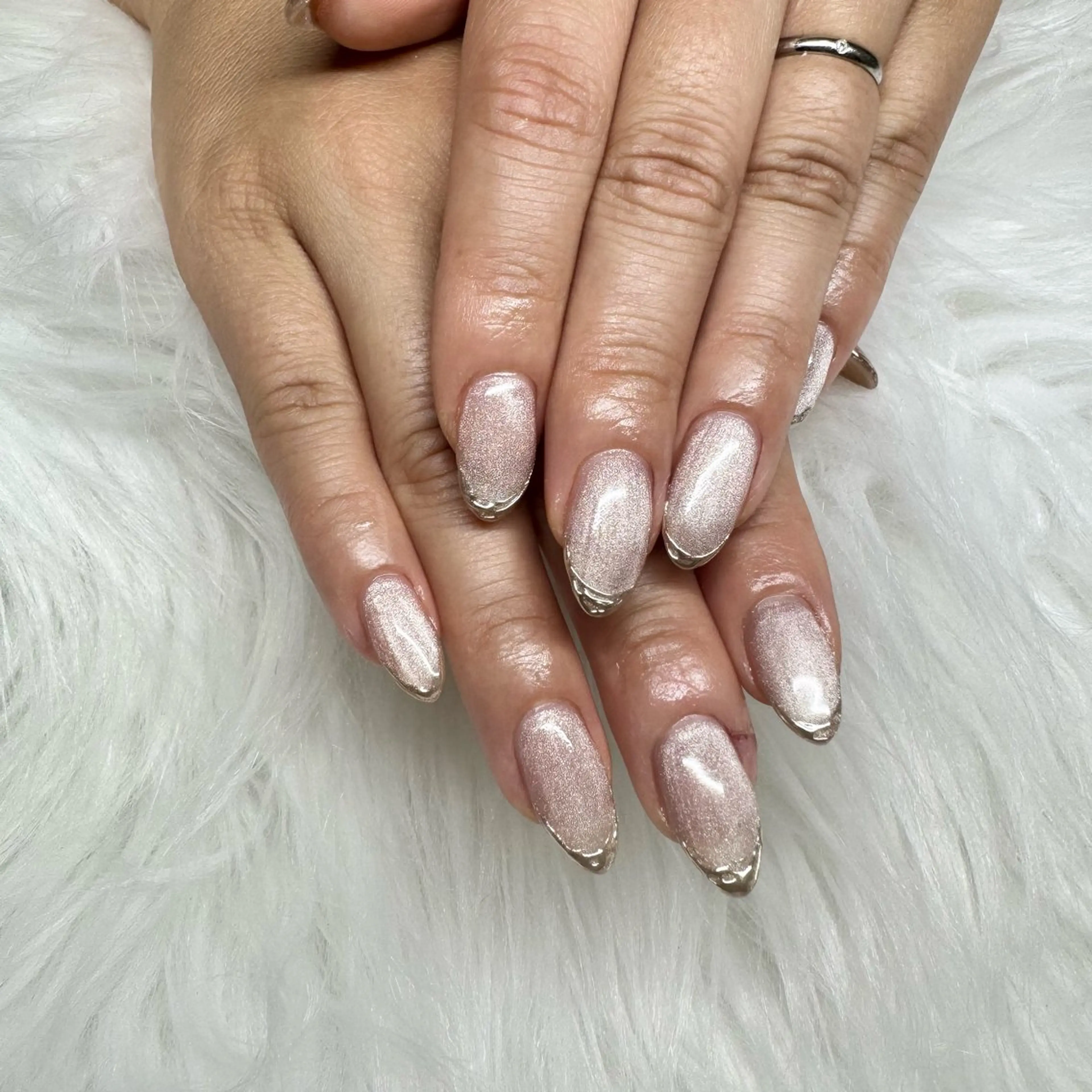 ネイル マグネットネイル ハンドネイル chai.上本町 UNRIのネイルデザイン