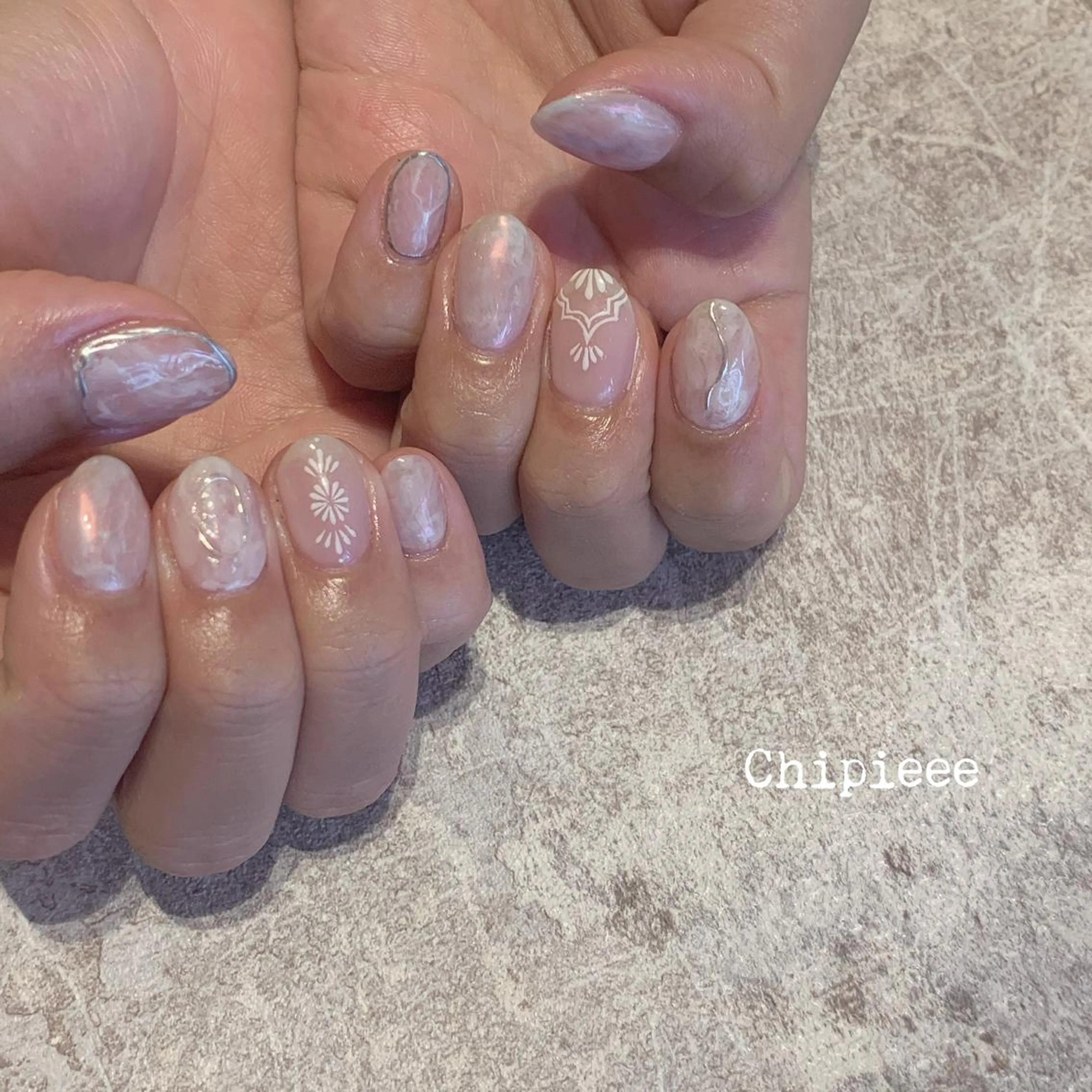 ネイル ハンドネイル revia所属・ERI Nailistのネイルデザイン