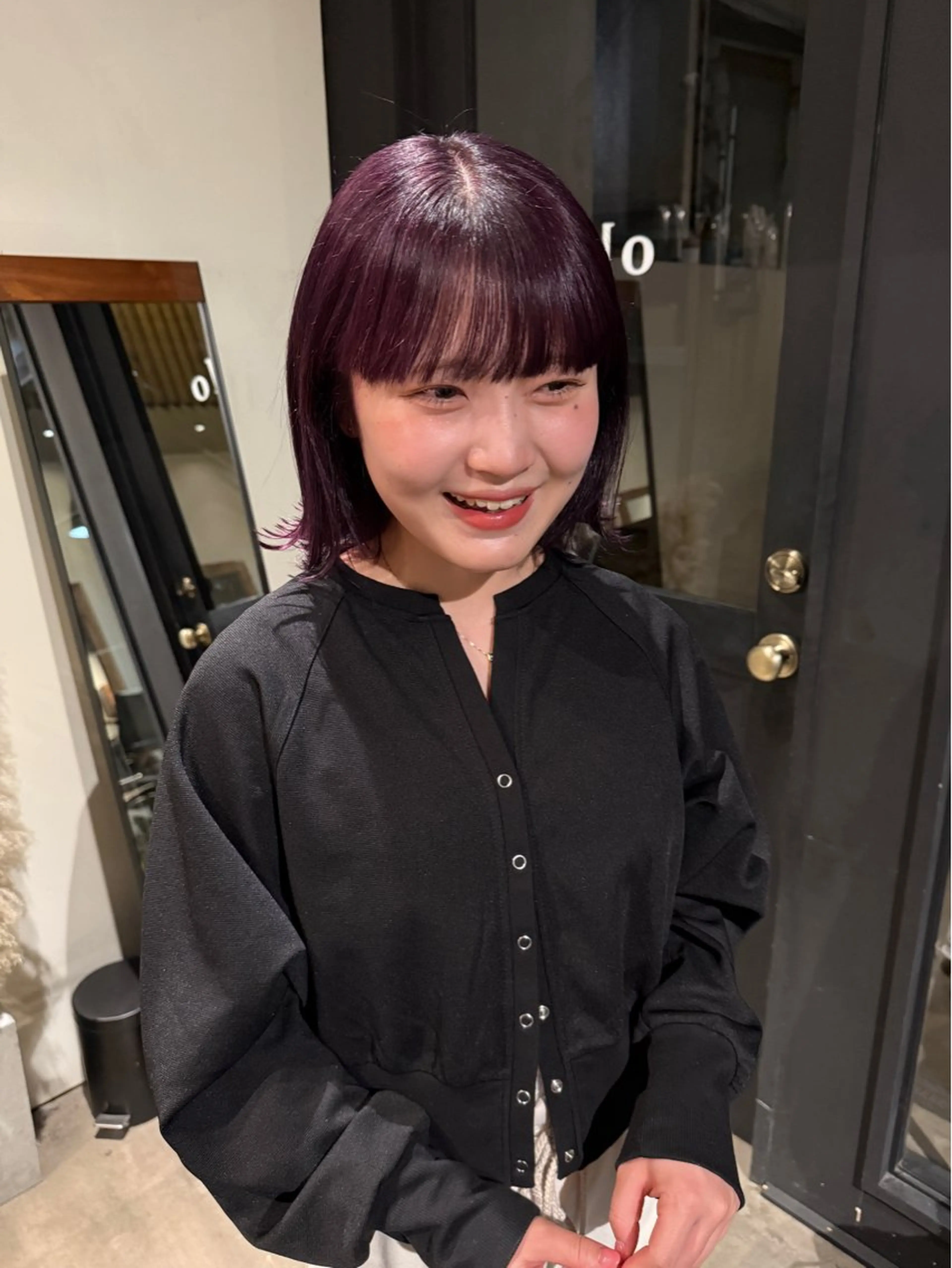 ミディアム カット ヘアカラー トリートメント fubuki🪷 似合わせカットカラーのヘアスタイル