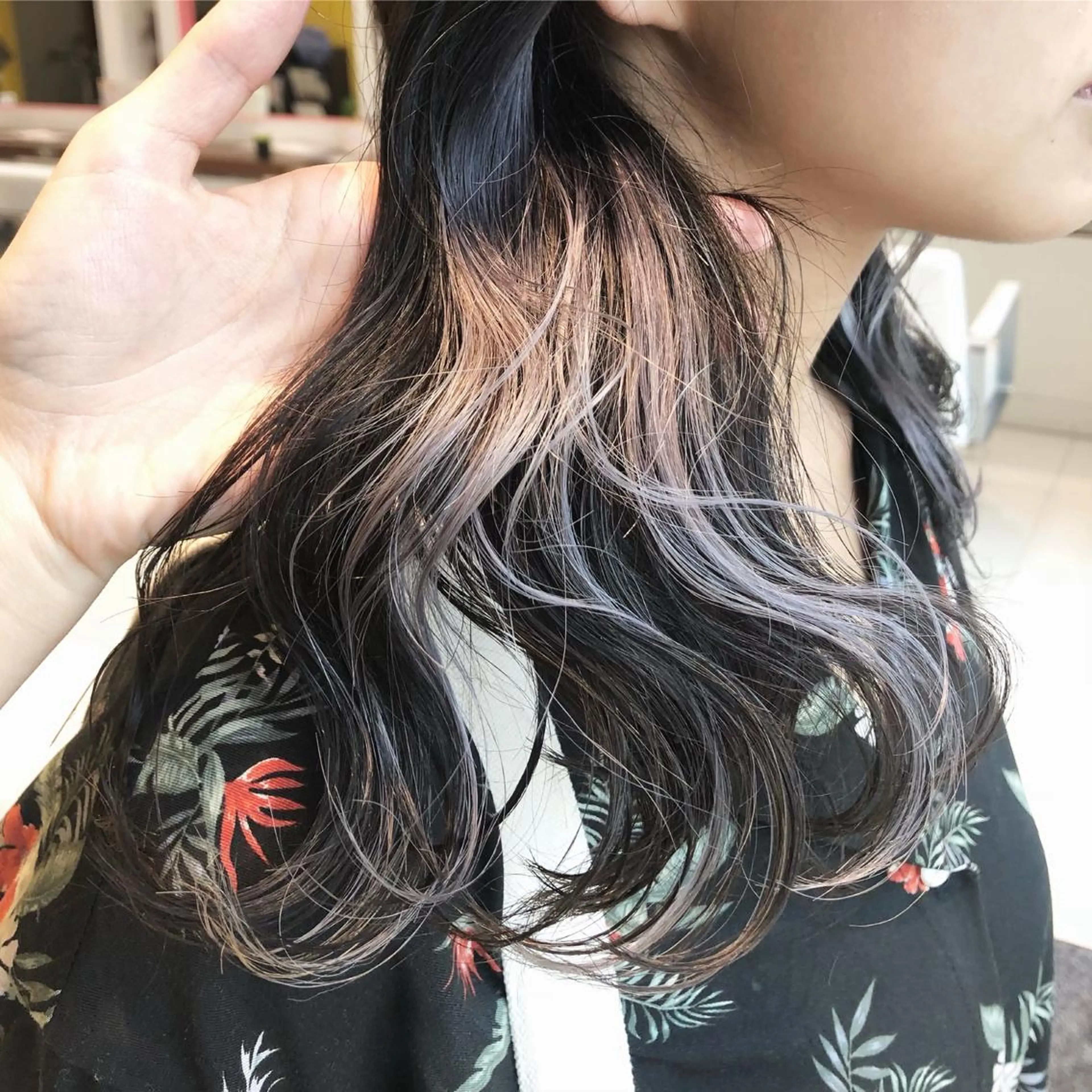 セミロング sano sayakaのヘアスタイル