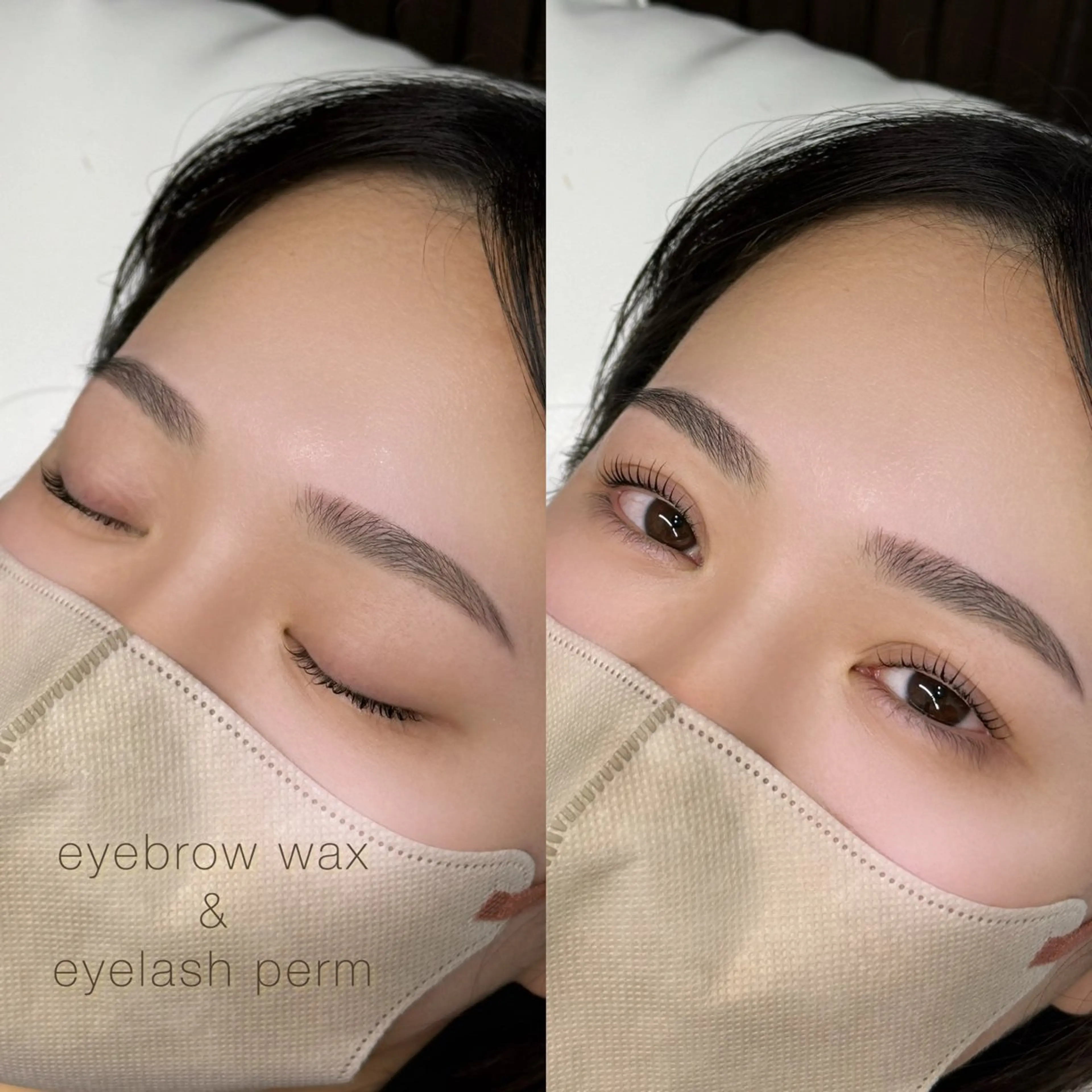 【土日祝】BROWSTYLING & LASHLIFT｜骨格になじむセット（眉WAX＋間引き＋眉メイク＋まつ毛パーマ）の写真