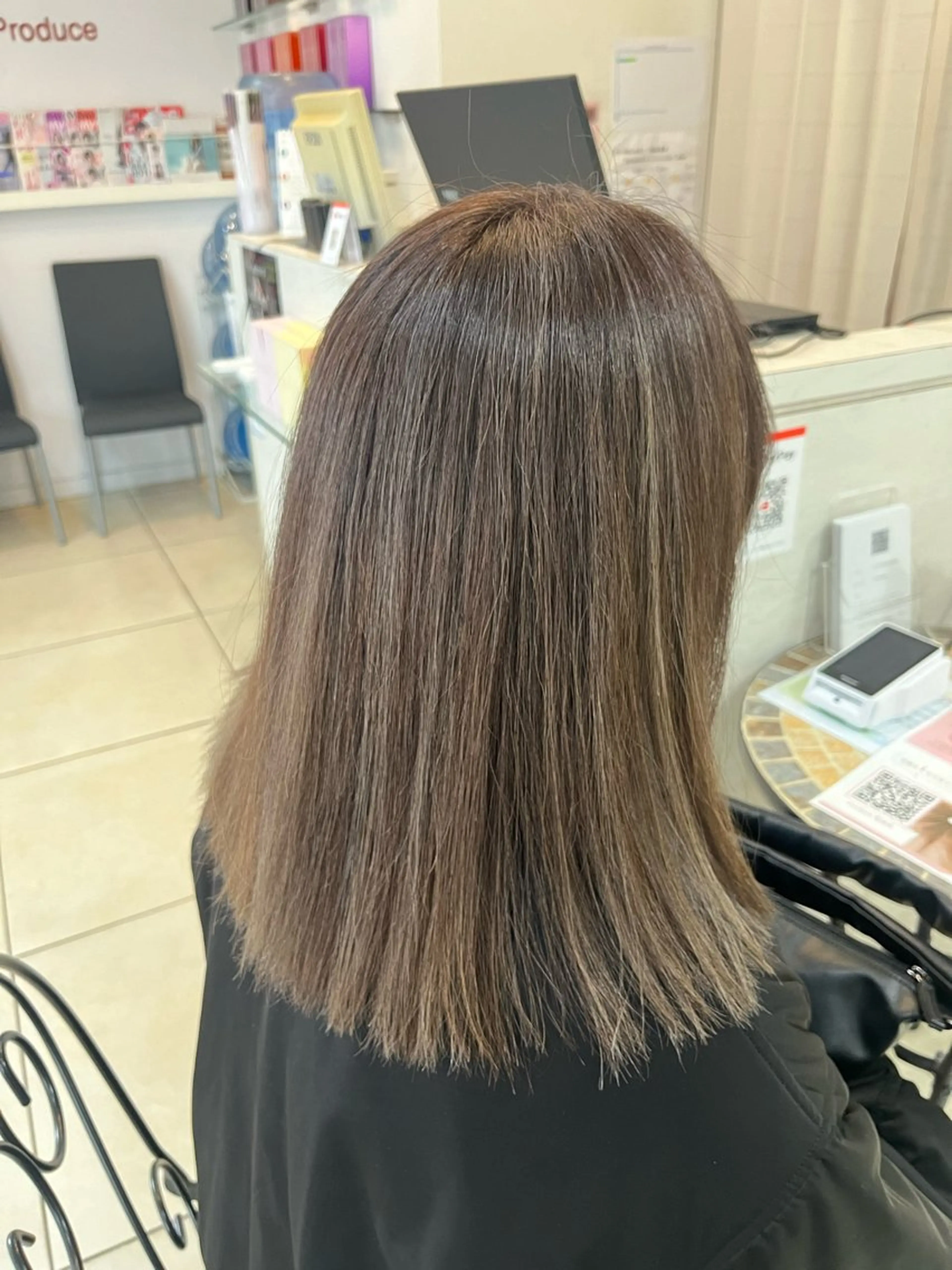 セミロング カラー 🌸暖色髪質改善 MEI🌸のヘアスタイル