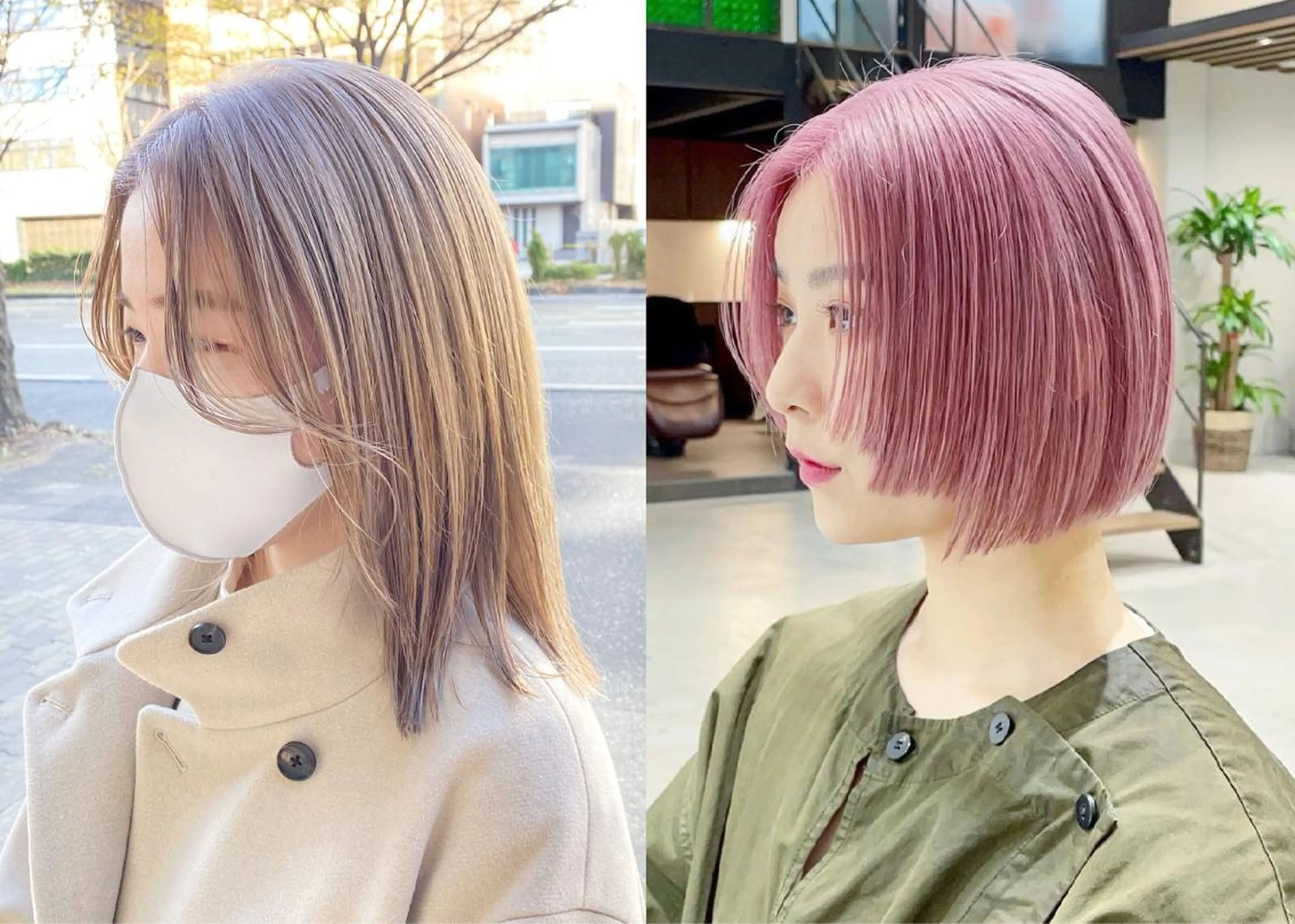 ミディアム カラー パーマ ヘアアレンジ メンズ ネイル マツエク・マツパ 【海外風カラー】 ⭐︎DEAN名駅店☆のヘアスタイル