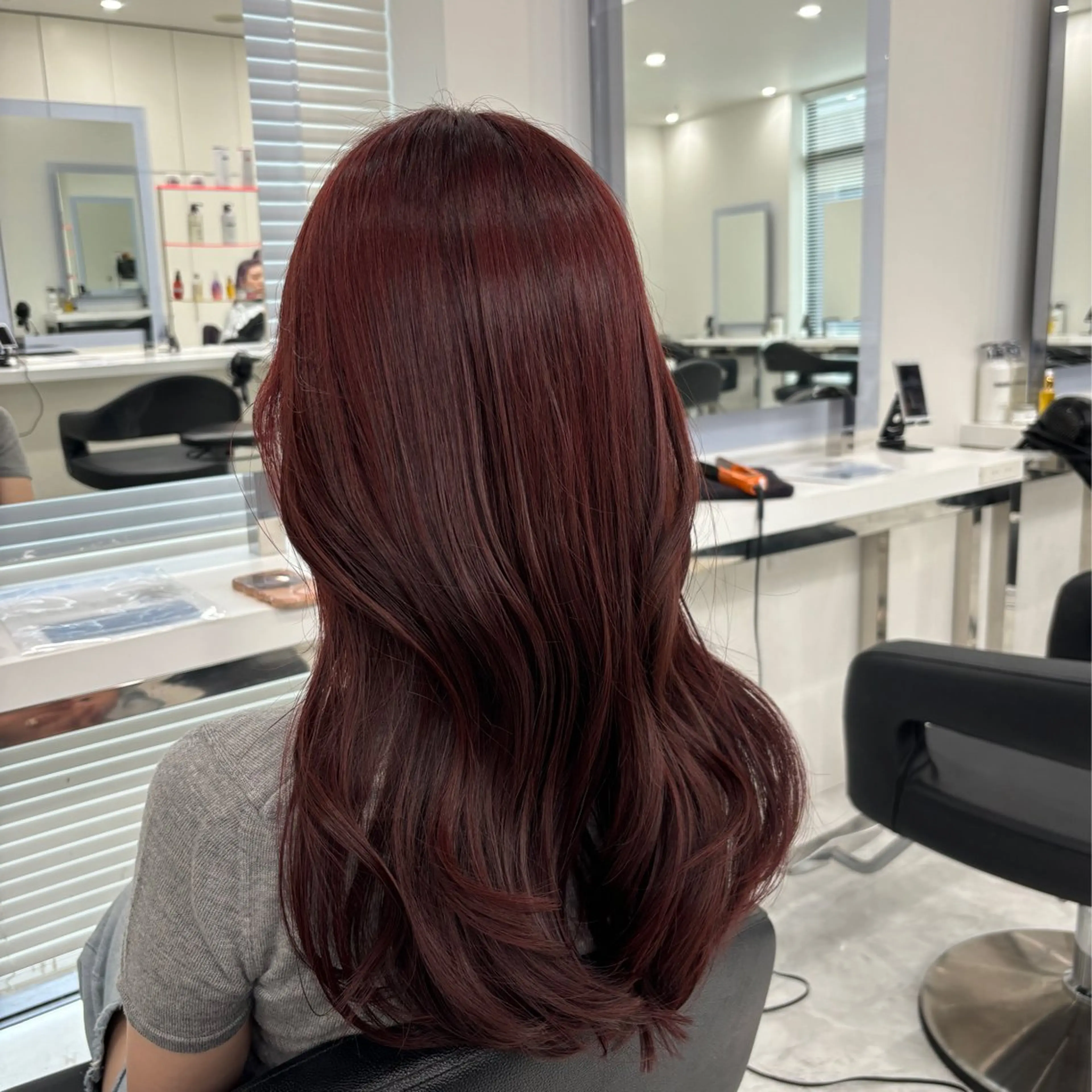 セミロング ヘアカラー トリートメント 🤍🥀韓流暖色レイ ヤー🥀🤍あやねのヘアスタイル