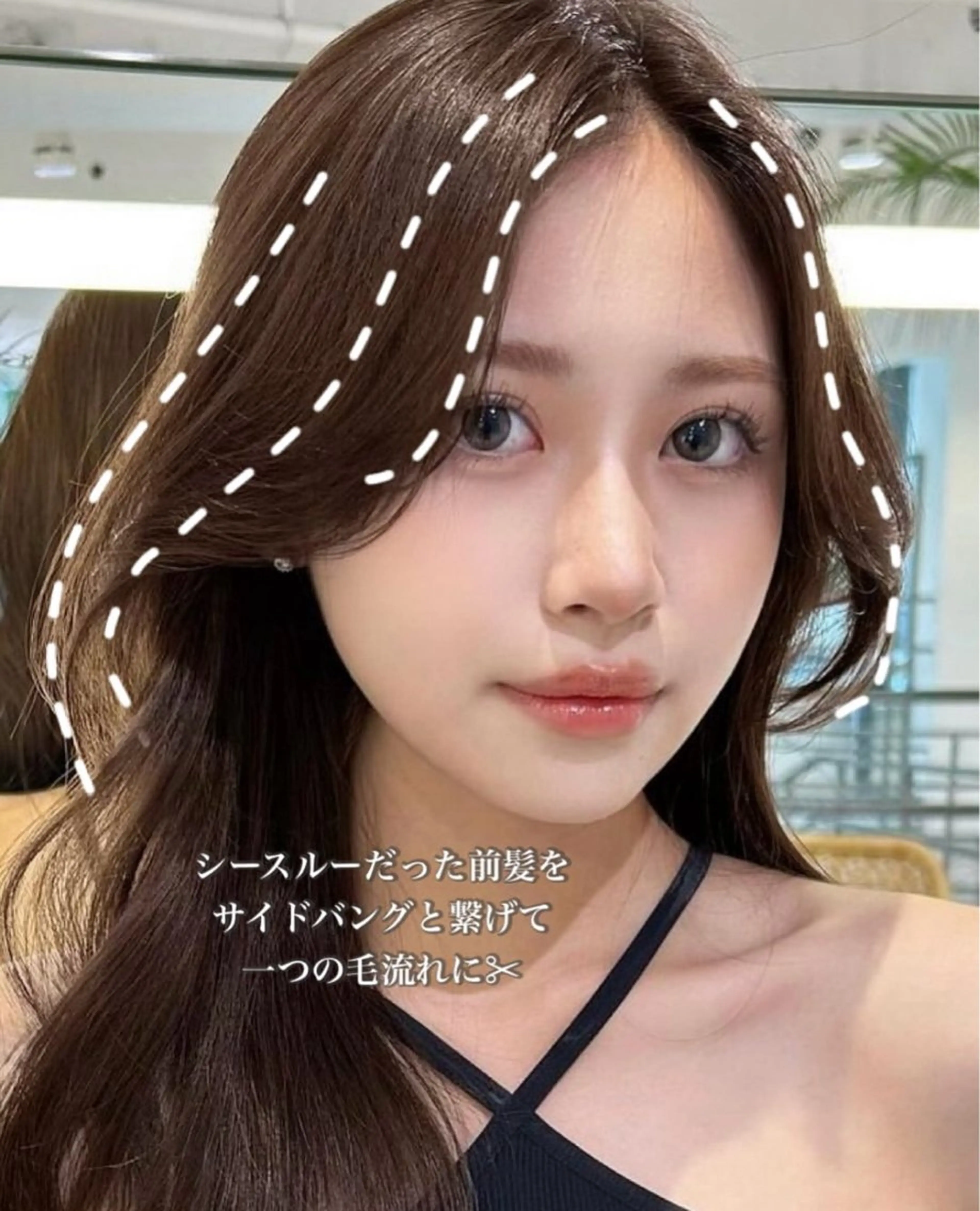 ロング ❄️暗髪/透明感❄️ /reyのヘアスタイル