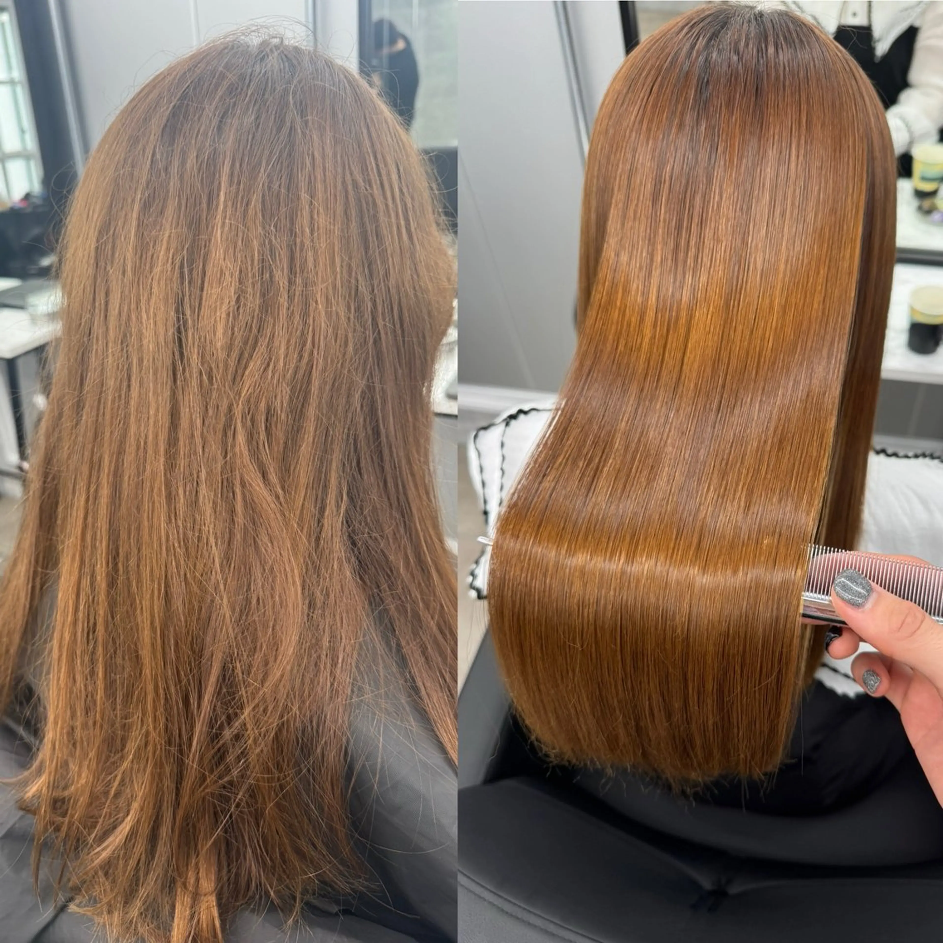 セミロング 髪質改善 縮毛矯正 カット 縮毛矯正 トリートメント 🌈代表 🌈macotoのヘアスタイル