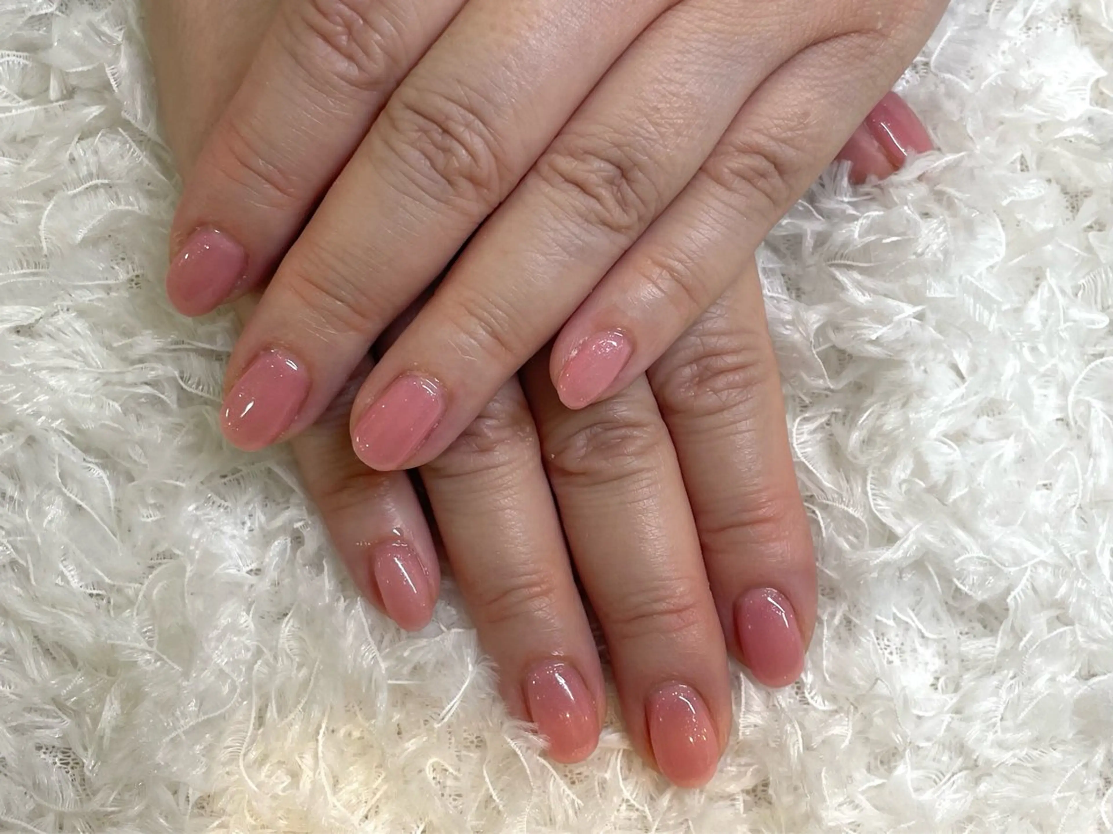 ネイル ワンカラーネイル 春ネイル ハンドネイル 橋田 有里奈のネイルデザイン