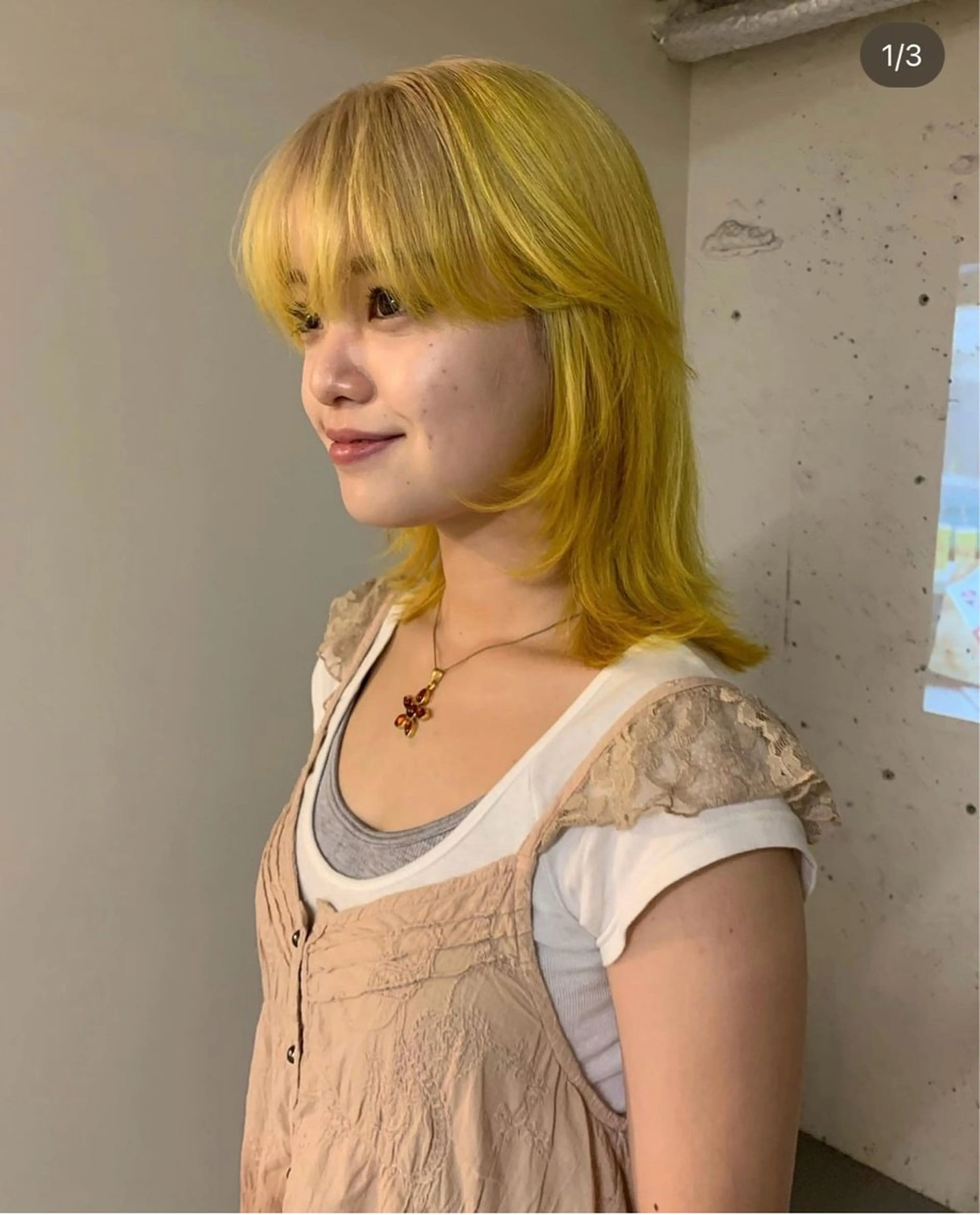 セミロング カラー ハッシュカット/ MAYAのヘアスタイル